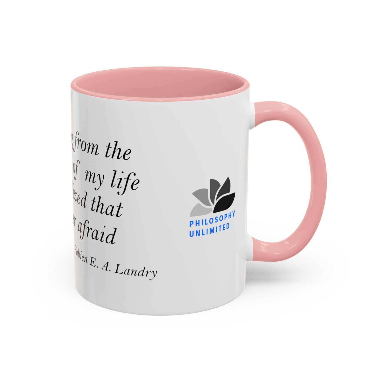 The Storm Is Over Accent™ Kaffekrus 11 oz (0,33 l) / 15 oz (0,44 l) (Hvit Tema): Fabien Landry Quotes