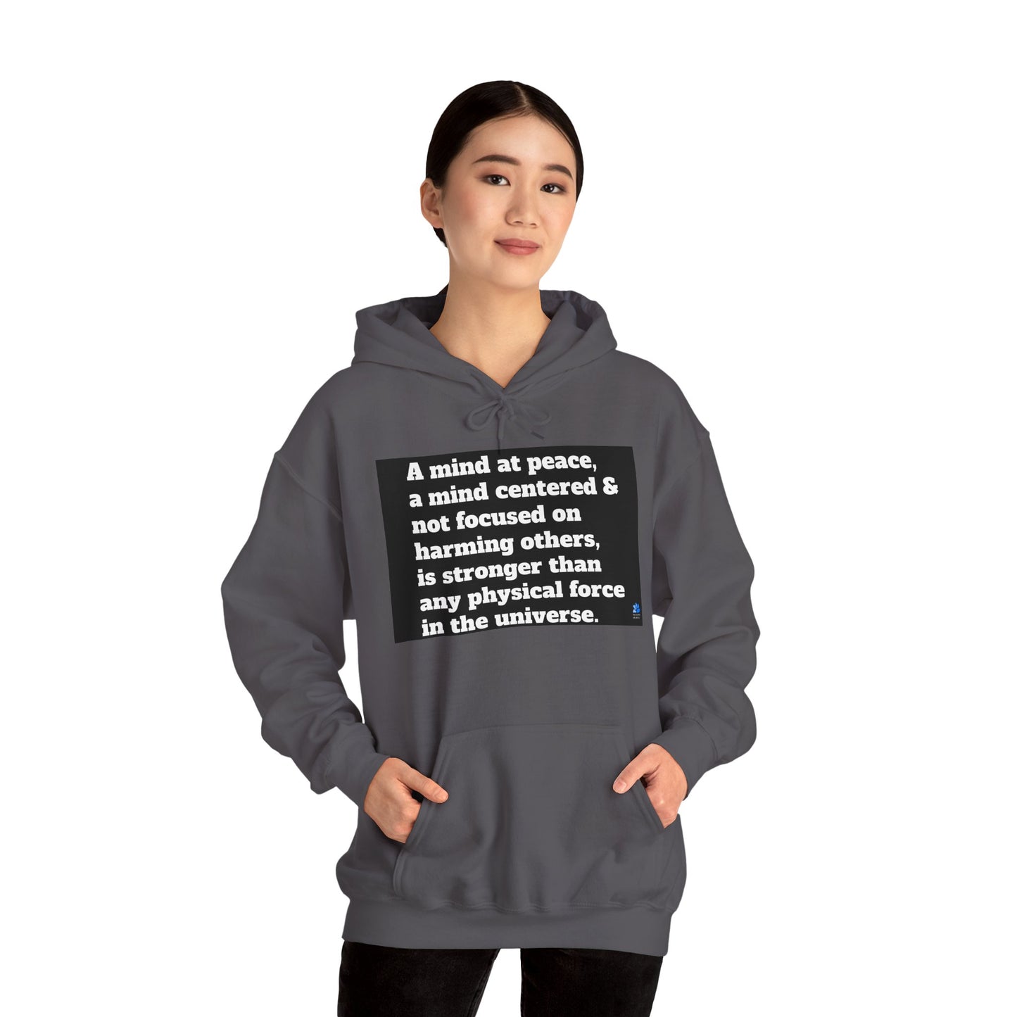Back In Peace Sweat à capuche unisexe Heavy Blend™: Citations de Wayne Dyer