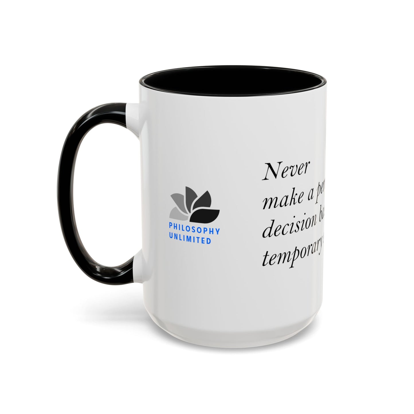 The Storm Is Over Accent™ Kaffekrus 11 oz (0,33 l) / 15 oz (0,44 l) (Hvit Tema): T. D. Jakes Quotes