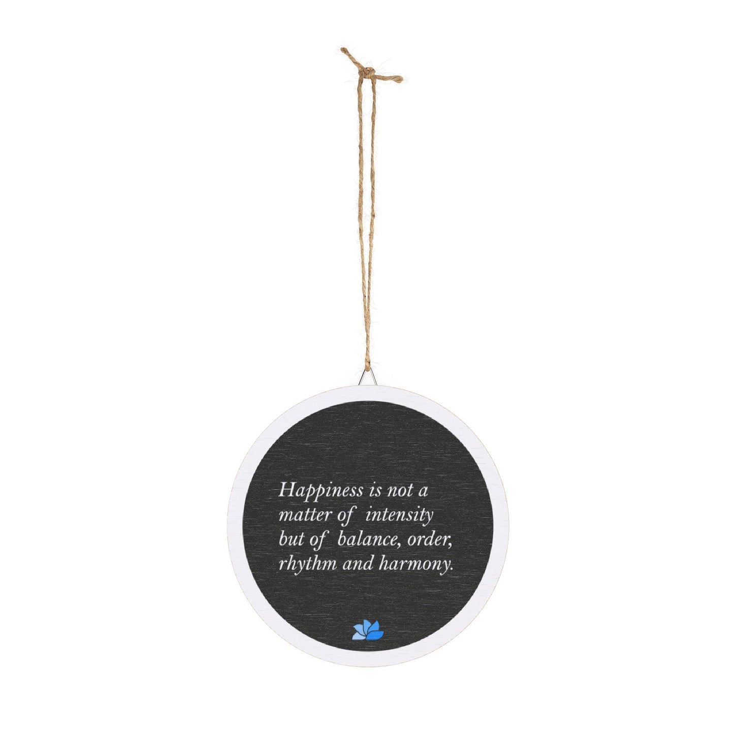 New Harmony™ Tre Hengende Skilt (Svart): Thomas Merton Quotes