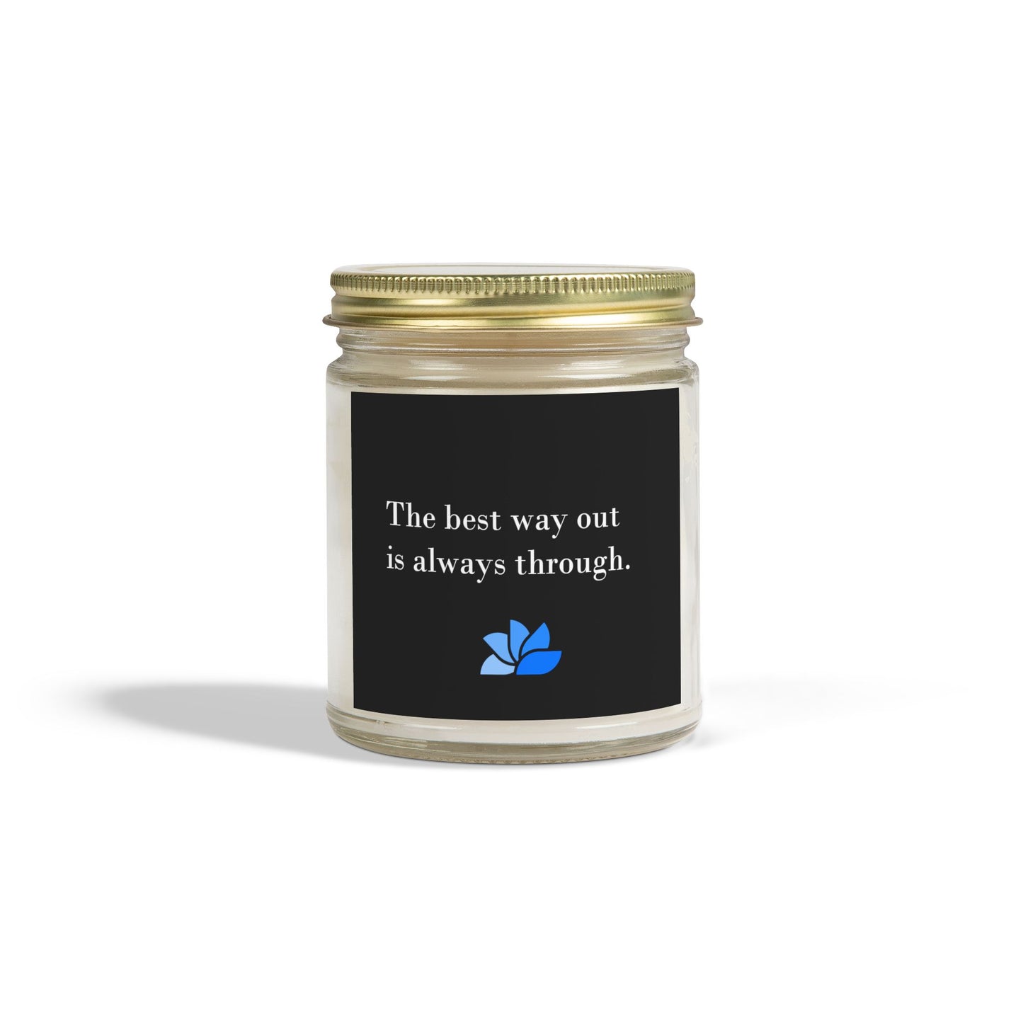 Possible Still™ doftljus (4 oz, 9 oz) (svart tema): Robert Frost-citat