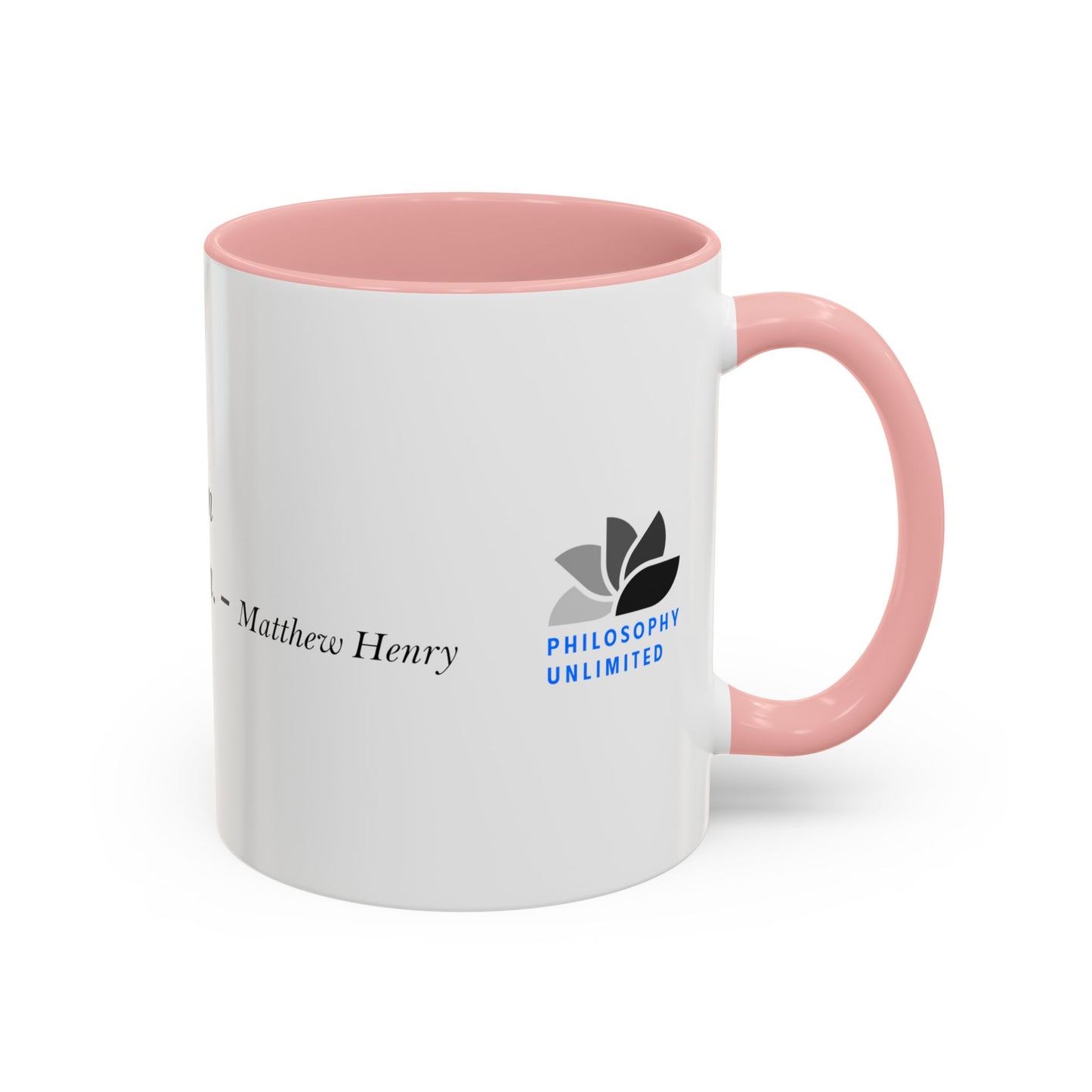 The Storm Is Over Accent™ Kaffekrus 11 oz (0,33 l) / 15 oz (0,44 l) (Hvit Tema): Matthew Henry Quotes