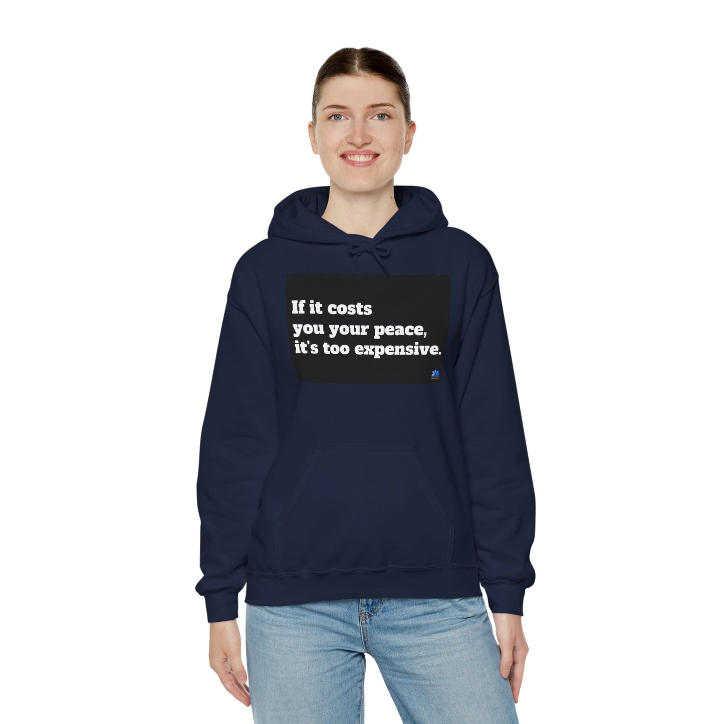 Back In Peace Unisex Heavy Blend ™ Hoodie: Paulo Coelho Quotes