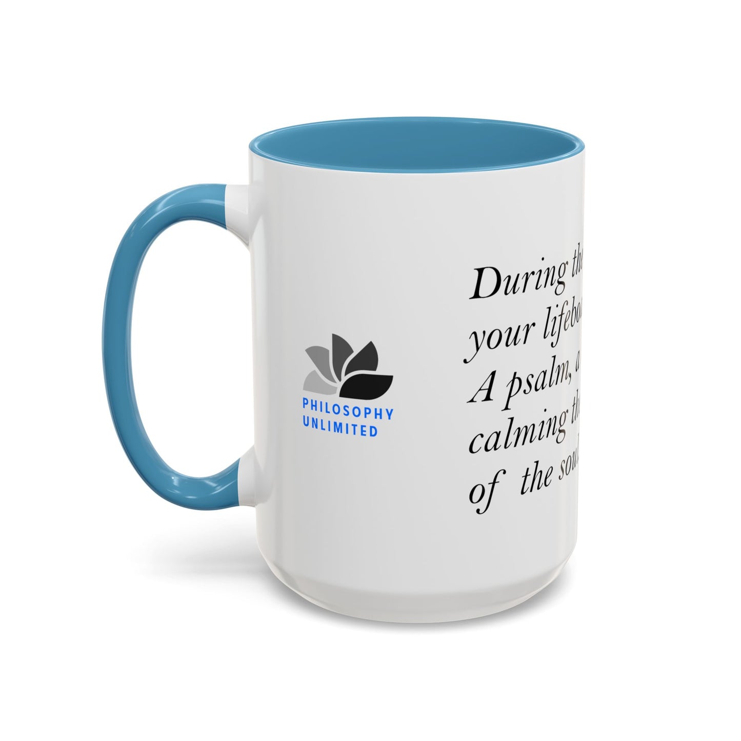 The Storm Is Over Accent™ Kaffekrus 11 oz (0,33 l) / 15 oz (0,44 l) (Hvit Tema): Roderick Evans Quotes