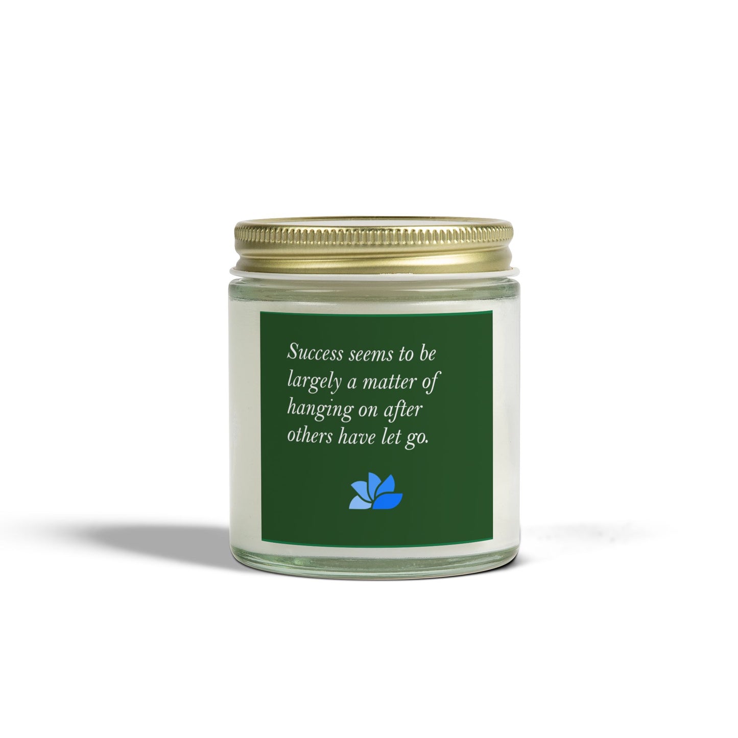 Possible Still™ Duftende Lys (4oz, 9oz) (Grønn Tema): William Feather Quotes