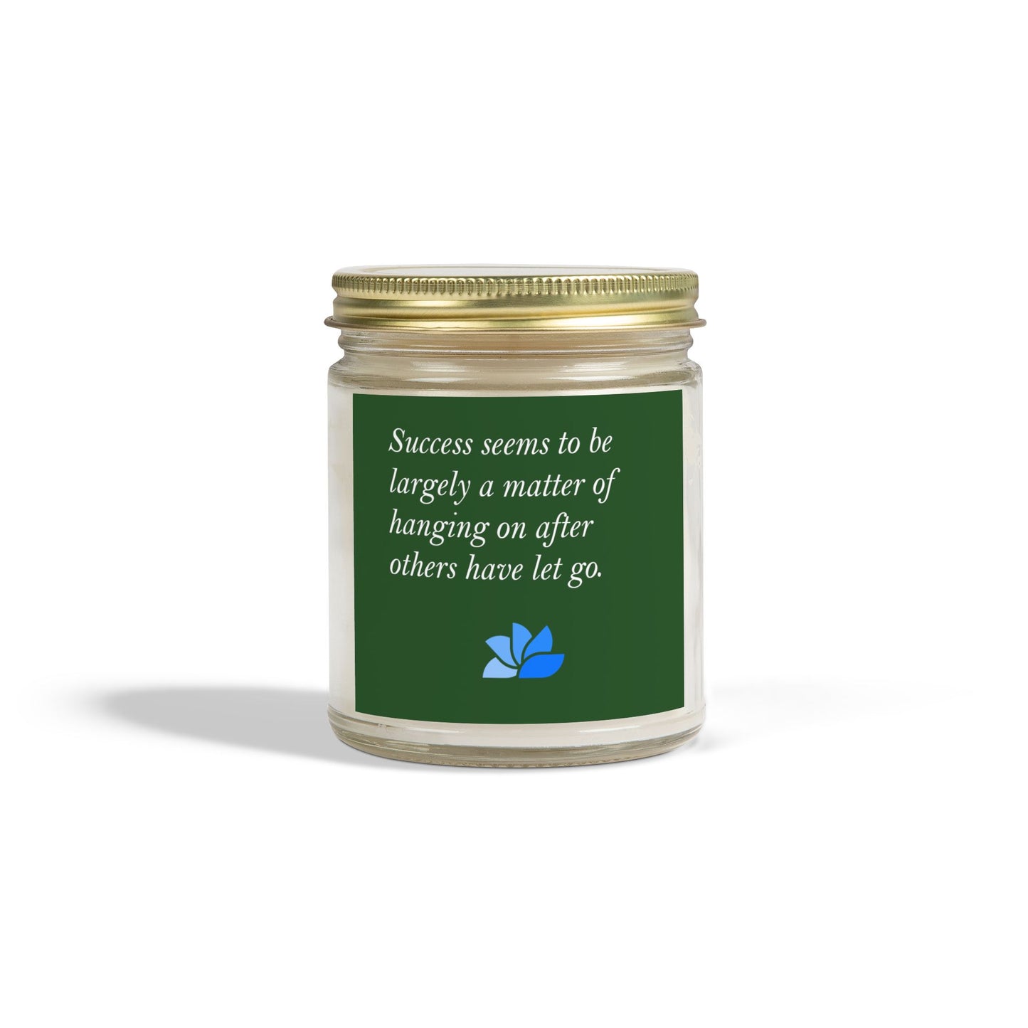 Possible Still™ Duftende Lys (4oz, 9oz) (Grønn Tema): William Feather Quotes