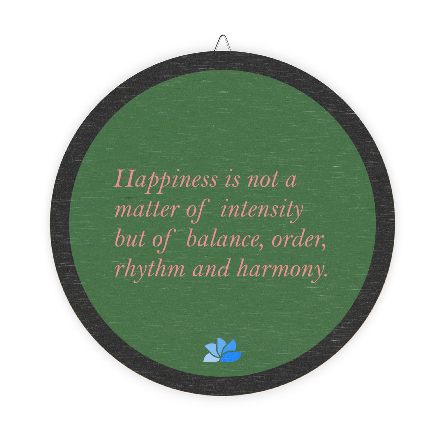 New Harmony™ Drei Hängeschilder (Grün): Zitate von Thomas Merton