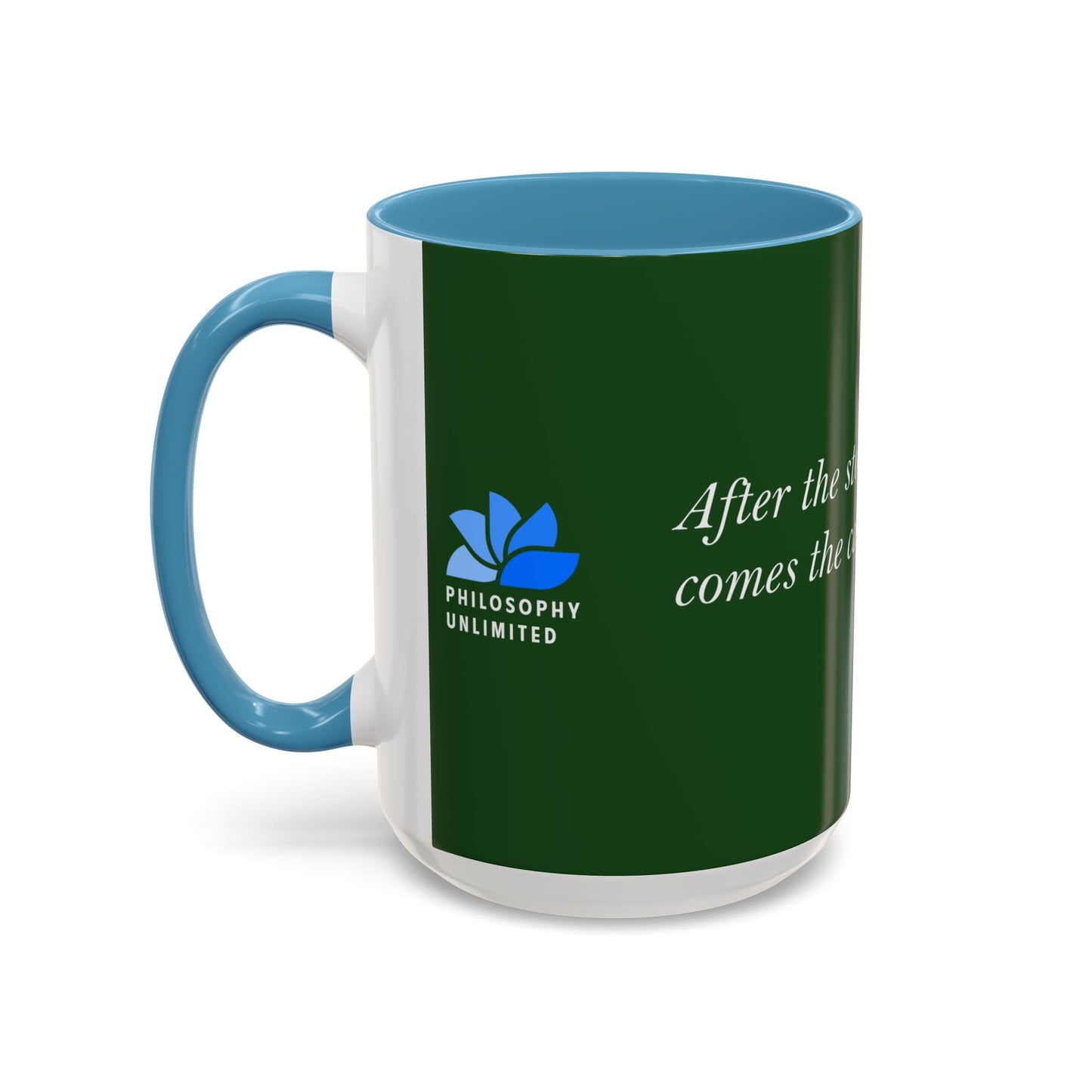 The Storm Is Over Accent™ Kaffekrus 11 oz (0,33 l) / 15 oz (0,44 l) (Grønn Tema): Matthew Henry Quotes