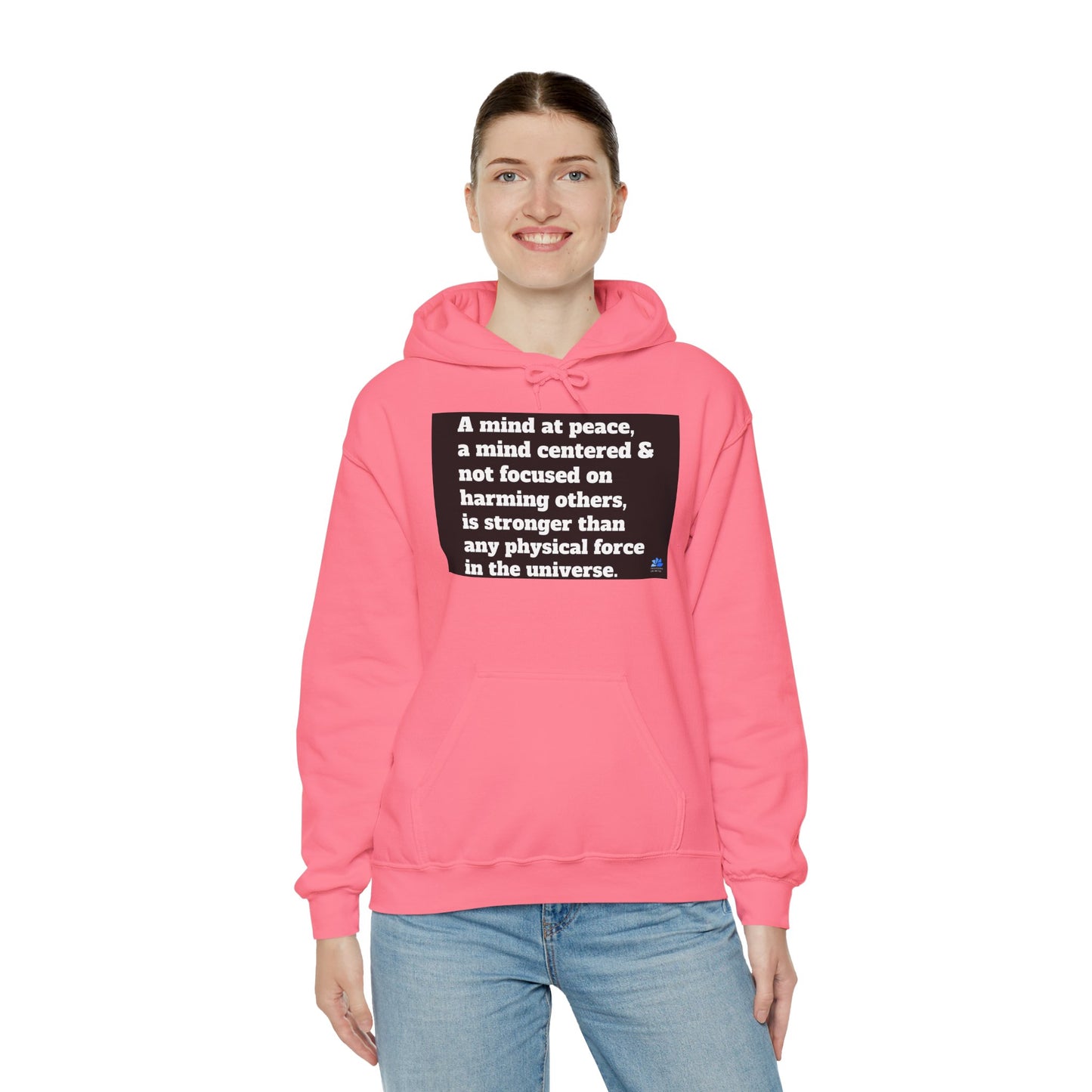 Back In Peace Sweat à capuche unisexe Heavy Blend™: Citations de Wayne Dyer