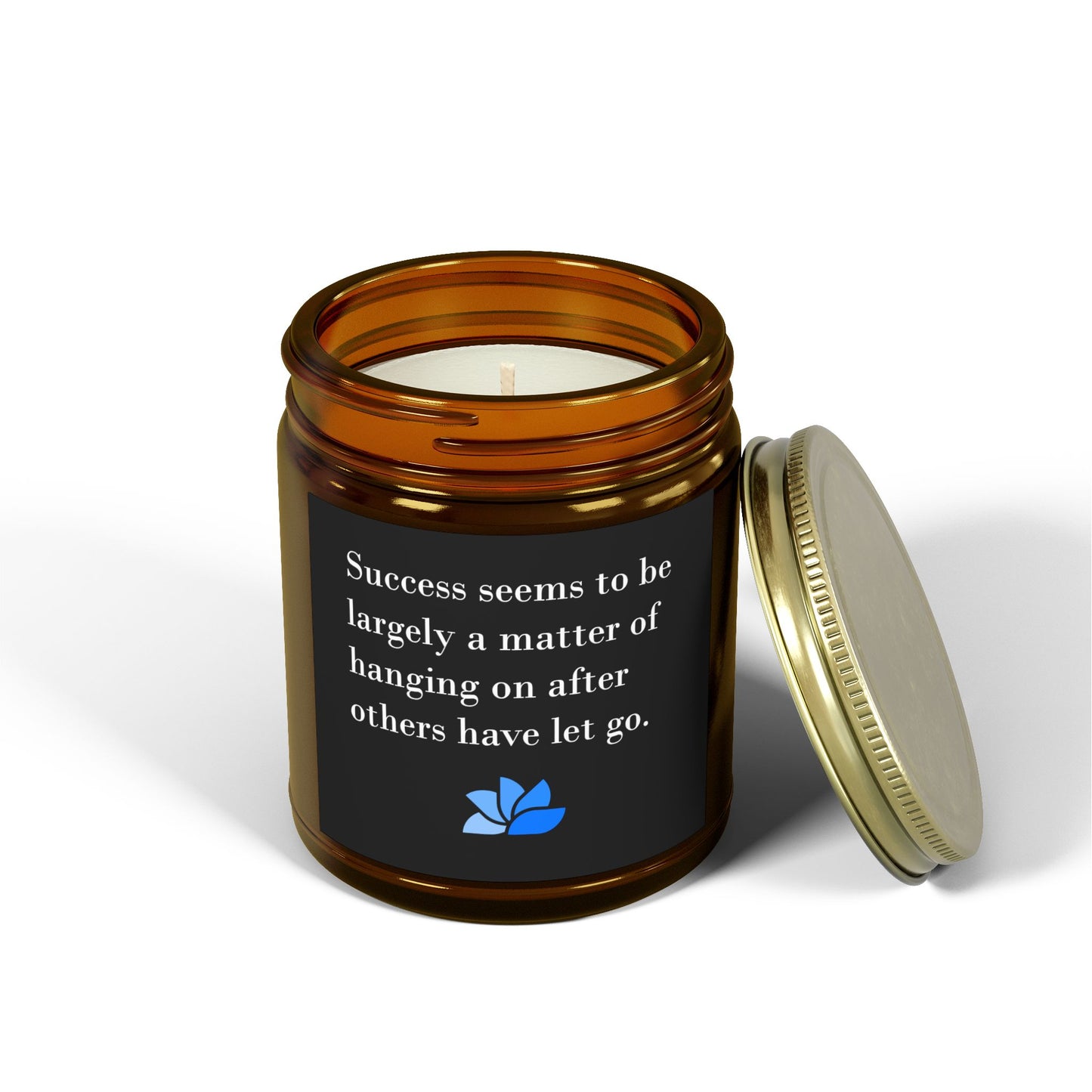 Possible Still™ Duftende Lys (4oz, 9oz) (Svart Tema): William Feather Quotes