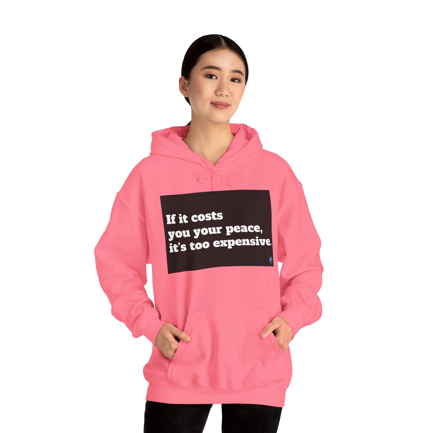 Back In Peace Unisex Heavy Blend ™ Hoodie: Paulo Coelho Quotes