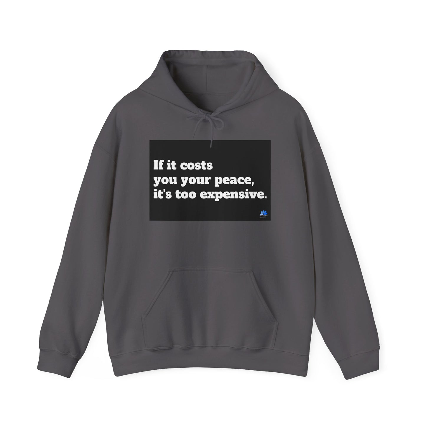 Back In Peace Unisex Heavy Blend ™ Hoodie: Paulo Coelho Quotes