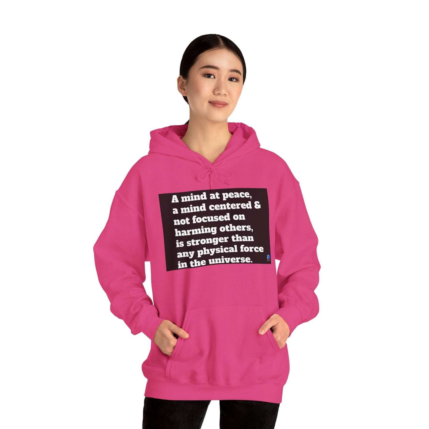 Back In Peace Sweat à capuche unisexe Heavy Blend™: Citations de Wayne Dyer