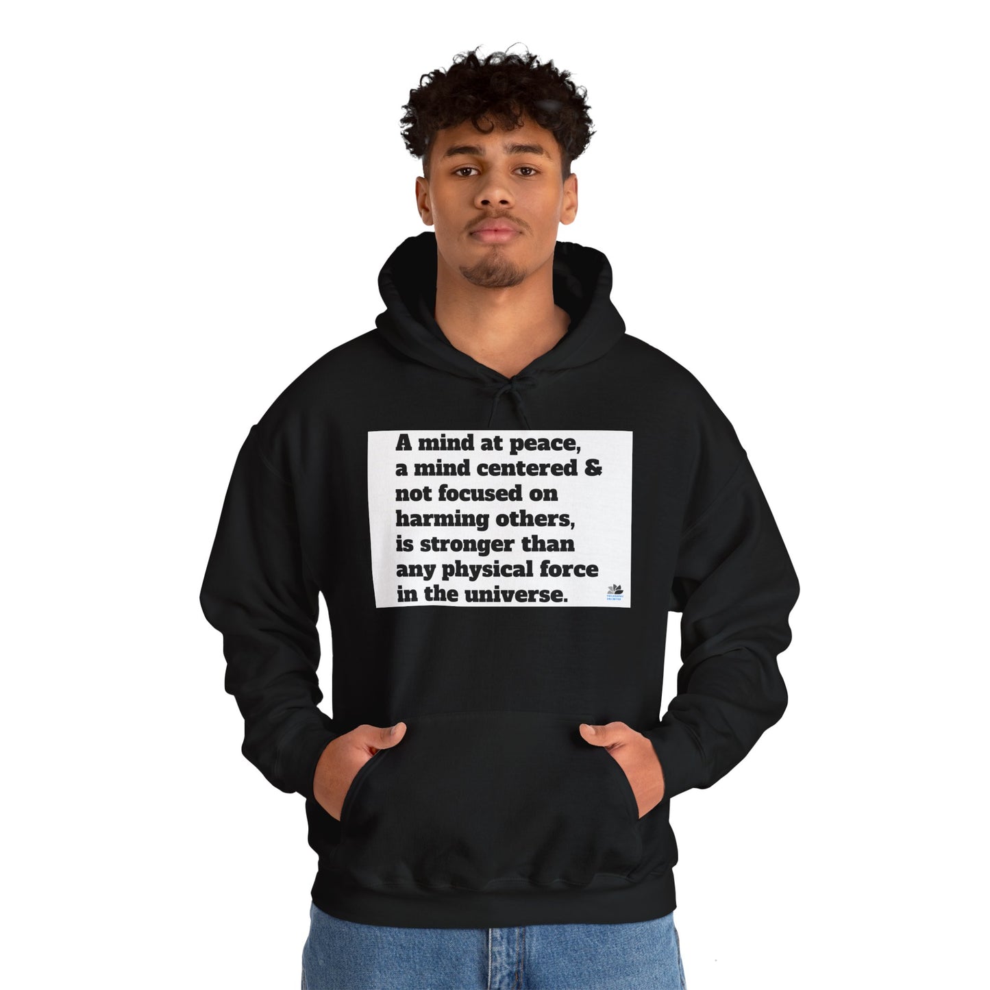 Back In Peace Sweat à capuche unisexe Heavy Blend™: Citations de Wayne Dyer