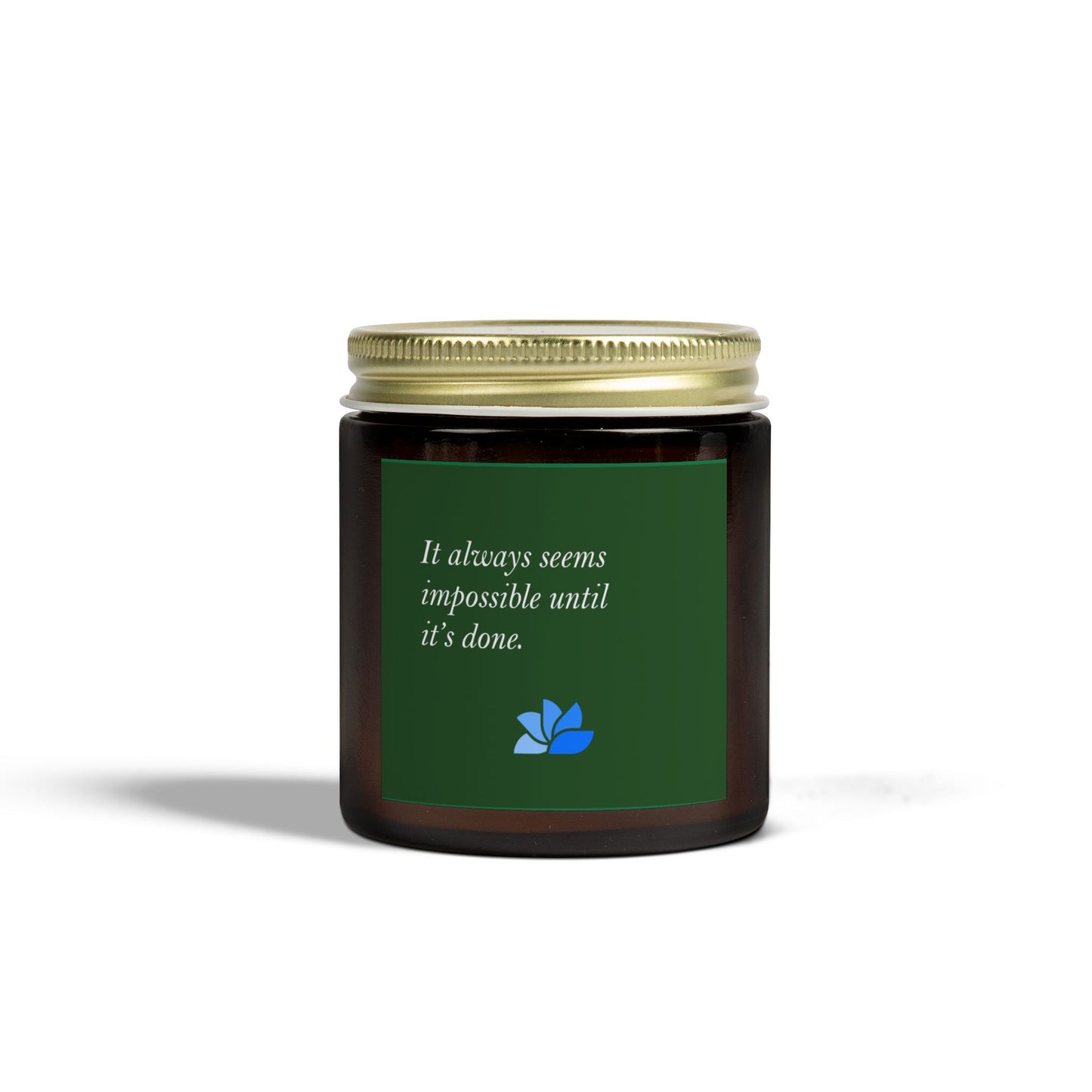 Possible Still™ Scented Candle (4oz, 9oz) (Green Theme): Nelson Mandela Quotes