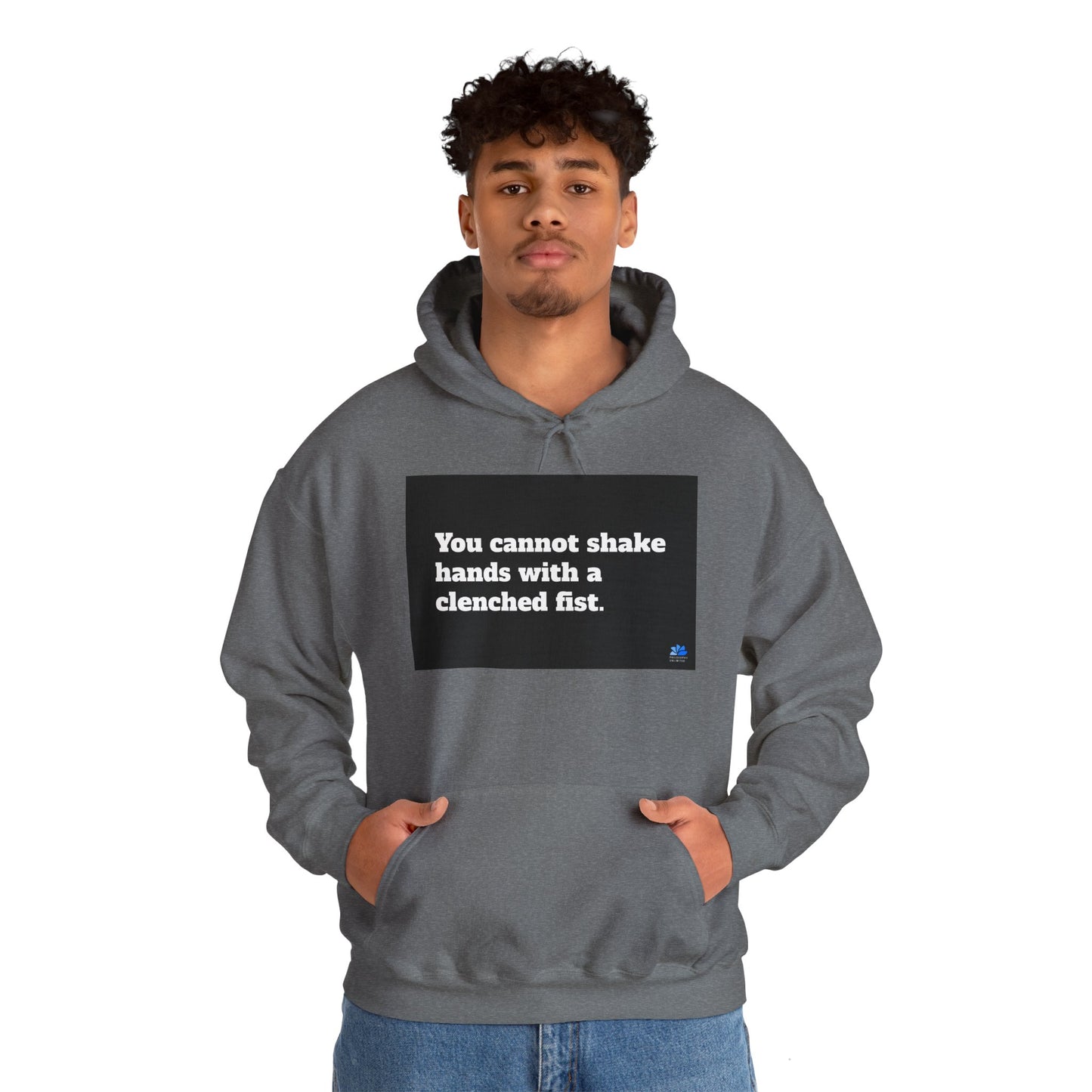 Back In Peace Unisex Heavy Blend ™ Hettegenser: Indira Gandhi Quotes