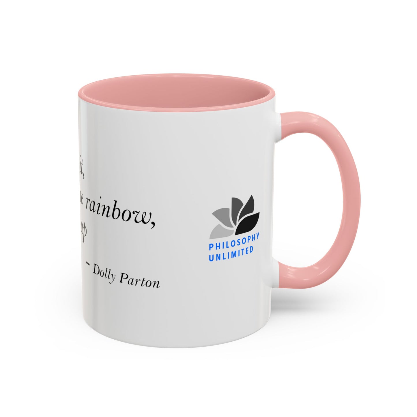 The Storm Is Over Accent™ Kaffekrus 11 oz (0,33 l) / 15 oz (0,44 l) (Hvit Tema): Dolly Parton Quotes