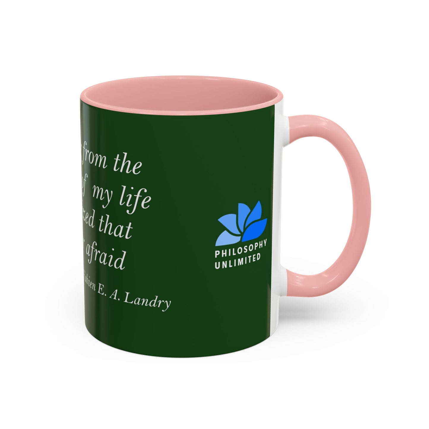 The Storm Is Over Accent™ Kaffekrus 11 oz (0,33 l) / 15 oz (0,44 l) (Grønn Tema): Fabien Landry Quotes