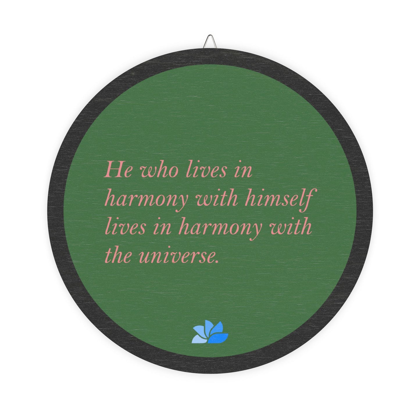 New Harmony™ Three Hanging Signs (Green): Marcus Aurelius Quotes