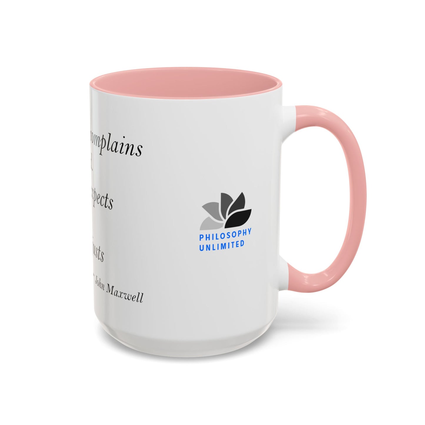 The Storm Is Over Accent™ Kaffekrus 11 oz (0,33 l) / 15 oz (0,44 l) (Hvit Tema): John Maxwell Quotes