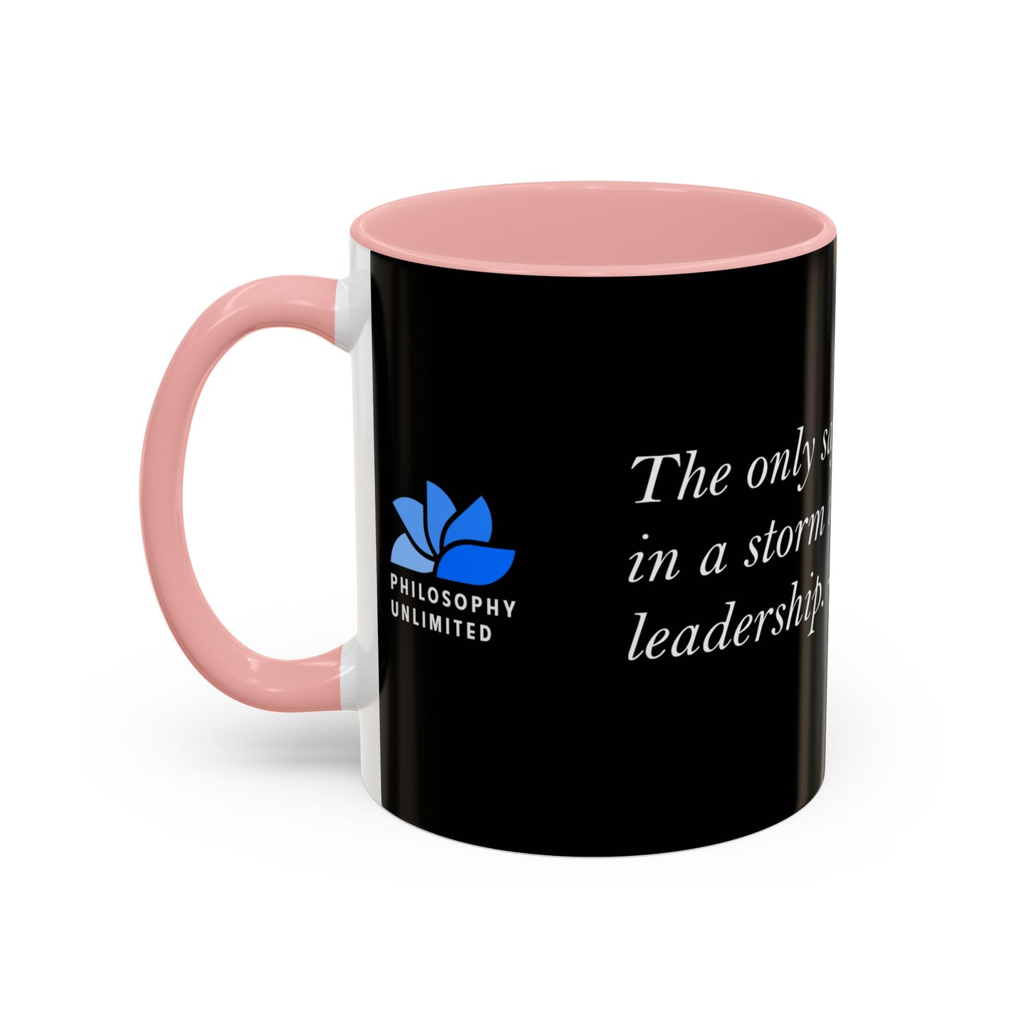 The Storm Is Over Accent™ Kaffekrus 11 oz (0,33 l) / 15 oz (0,44 l) (Svart Tema): Faye Wattleton Quotes
