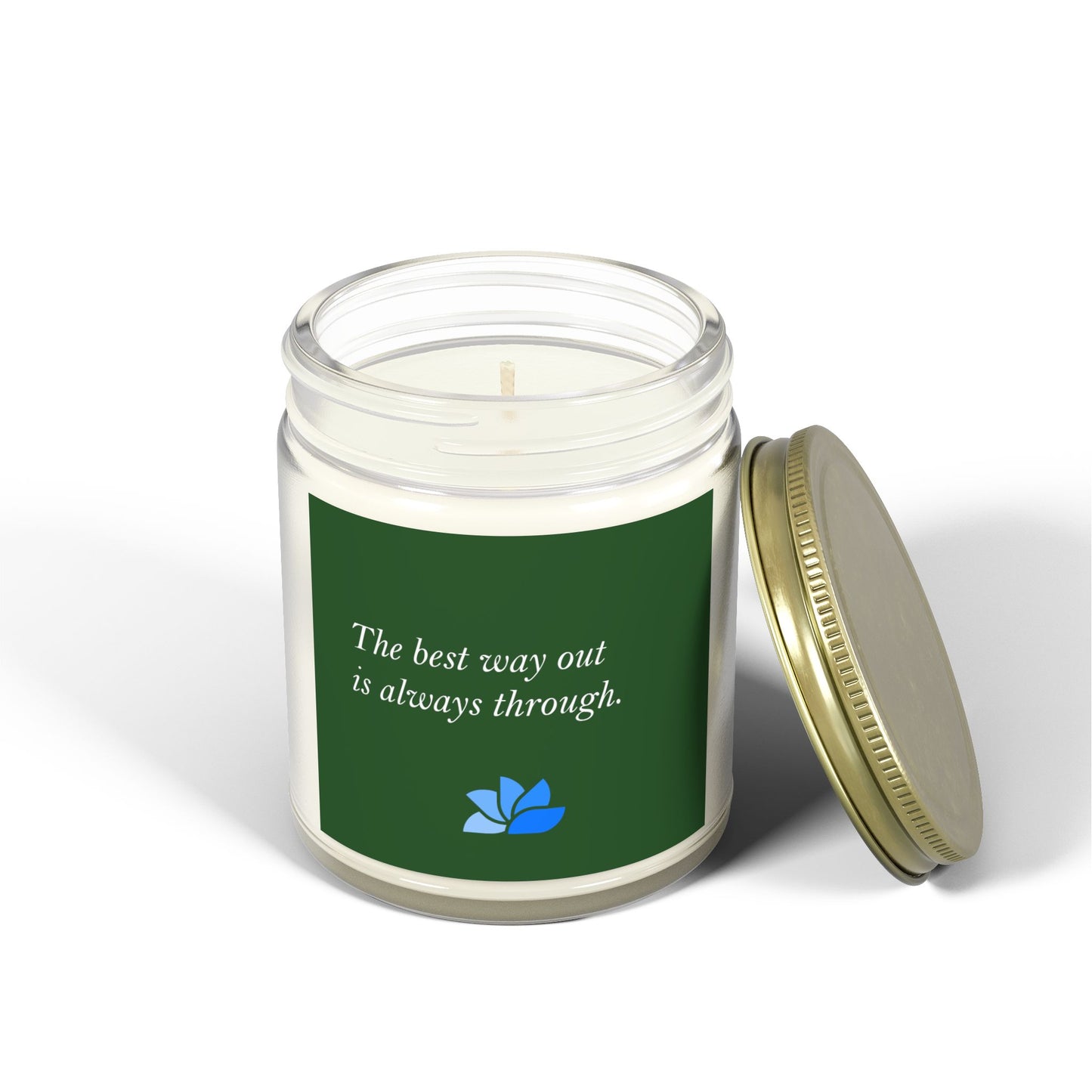 Possible Still™ Duftende Lys (4oz, 9oz) (Grønn Tema): Robert Frost Quotes
