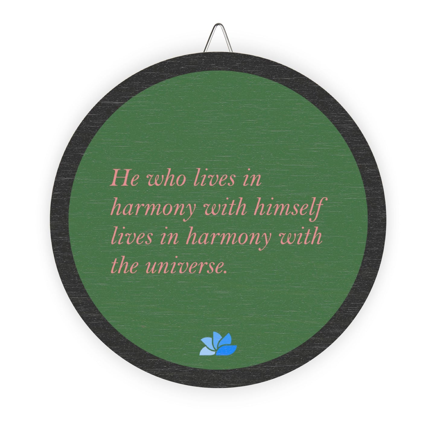 New Harmony™ Tre Hengende Skilt (Grønn): Marcus Aurelius Quotes