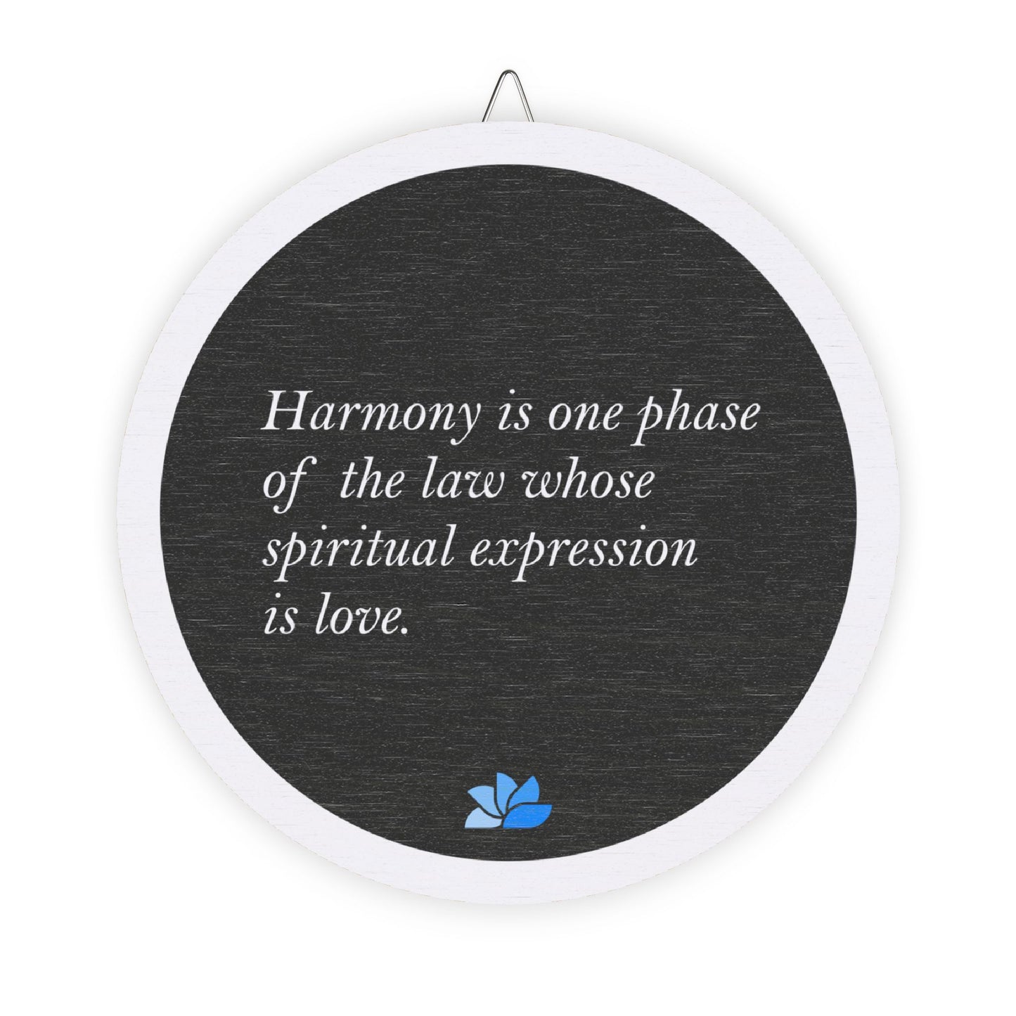 New Harmony™ Three Hanging Signs (Black): James Allen Quotes