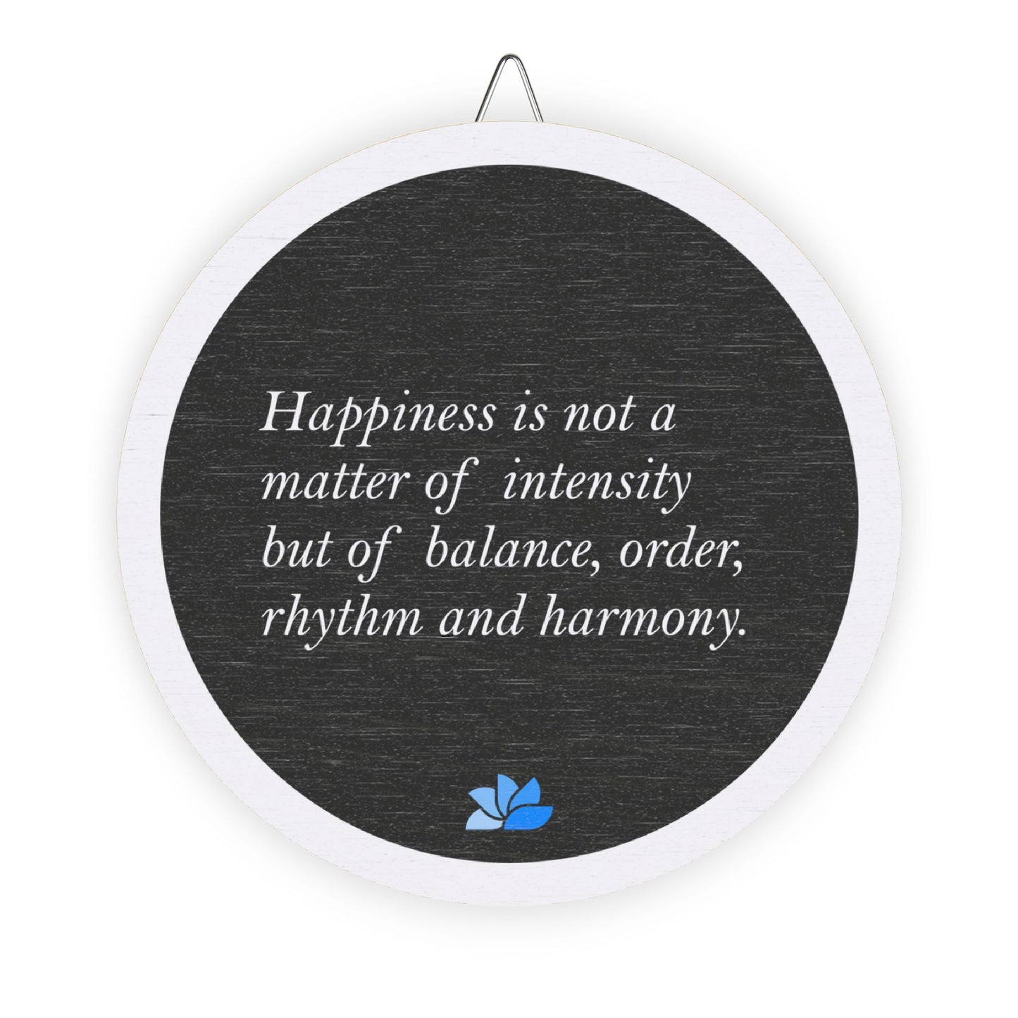 New Harmony™ tre hängande skyltar (svarta): Thomas Merton Quotes