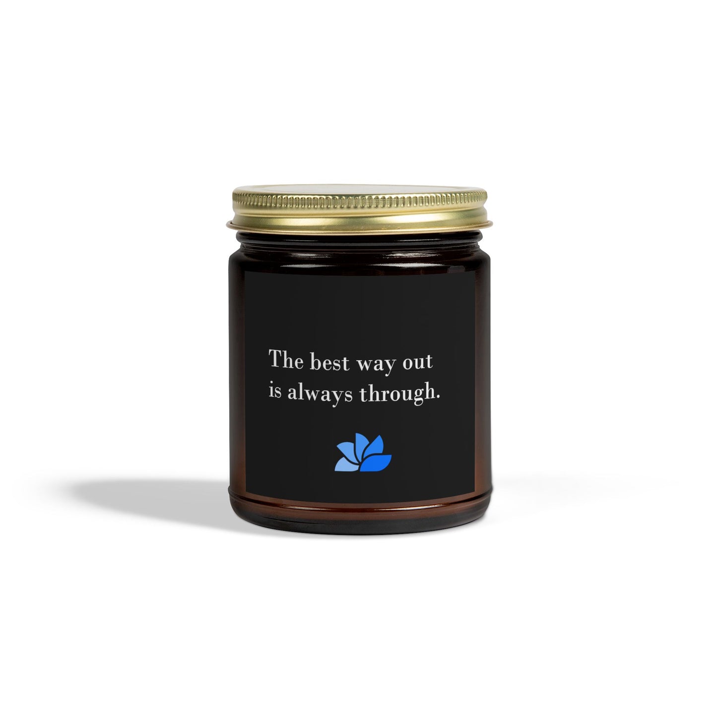 Possible Still™ doftljus (4 oz, 9 oz) (svart tema): Robert Frost-citat