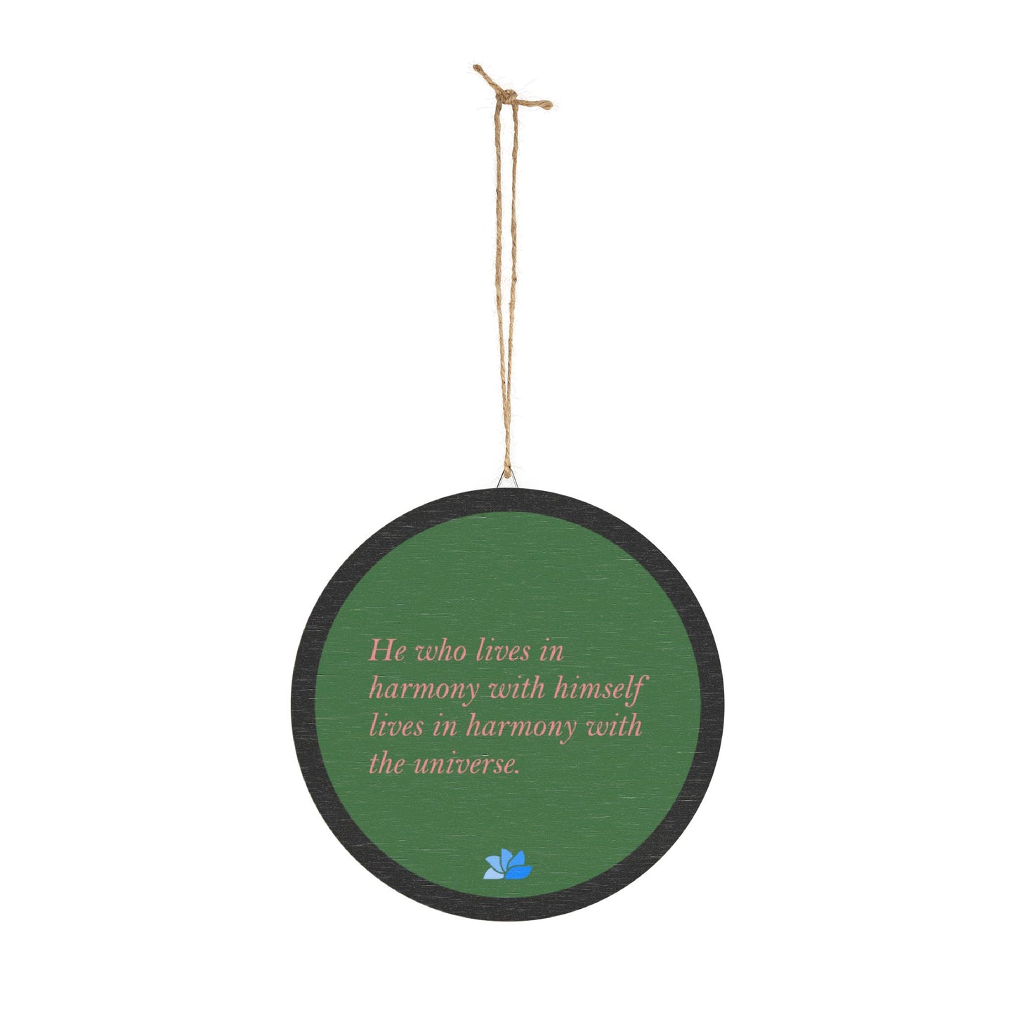 New Harmony™ Tre Hengende Skilt (Grønn): Marcus Aurelius Quotes