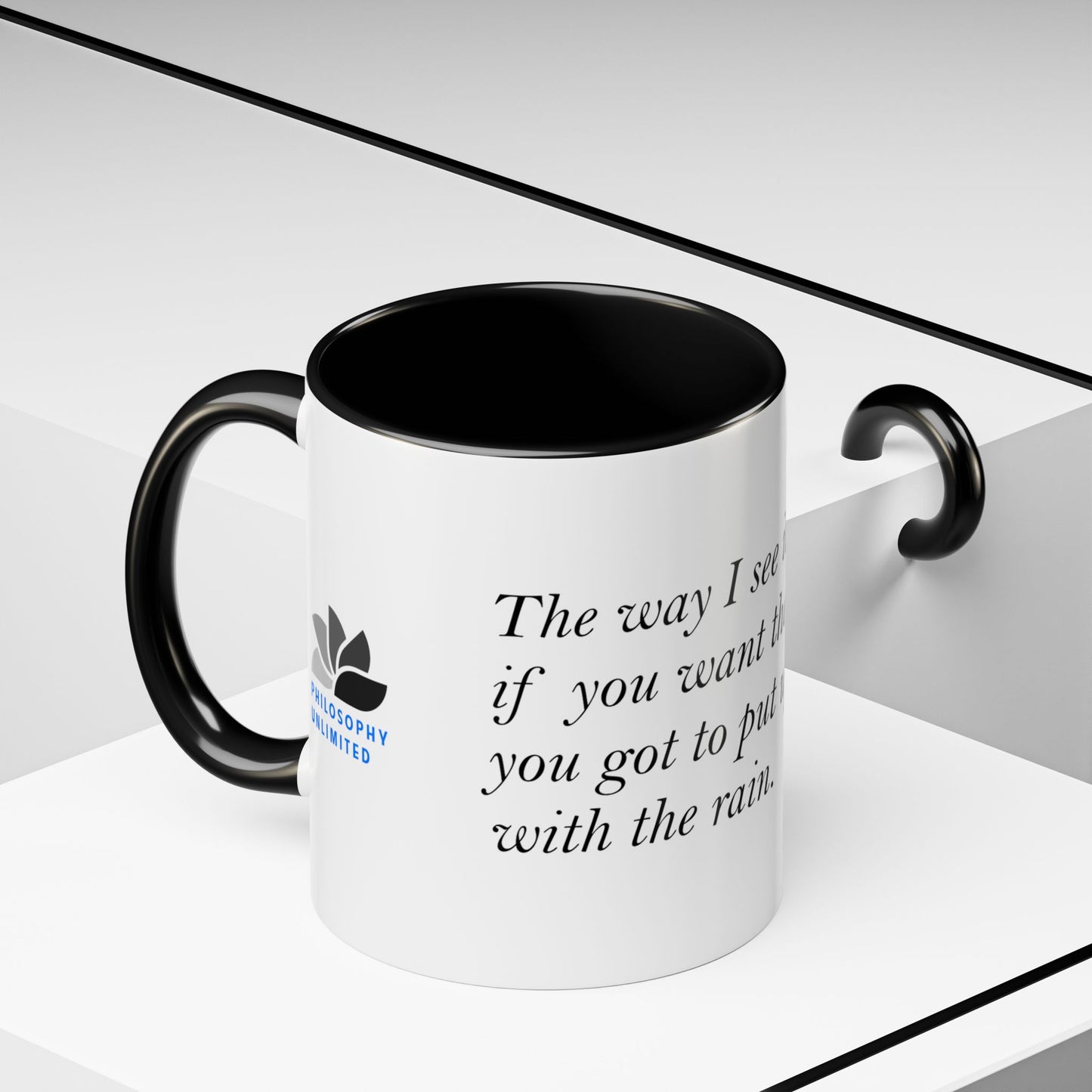 The Storm Is Over Accent™ Kaffekrus 11 oz (0,33 l) / 15 oz (0,44 l) (Hvit Tema): Dolly Parton Quotes