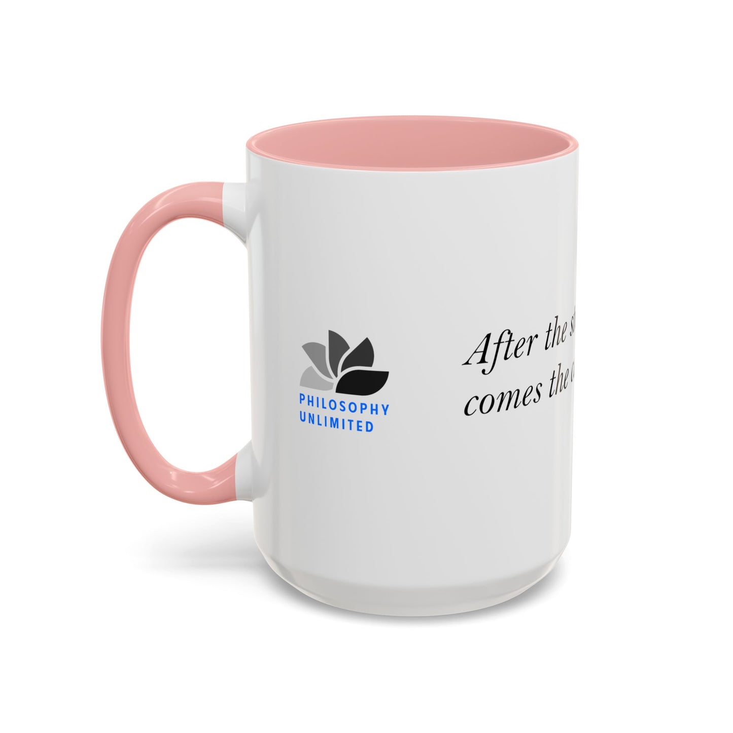 The Storm Is Over Accent™ kaffemugg 11 oz (0,33 L) / 15 oz (0,44 L) (vitt tema): Matthew Henry Quotes