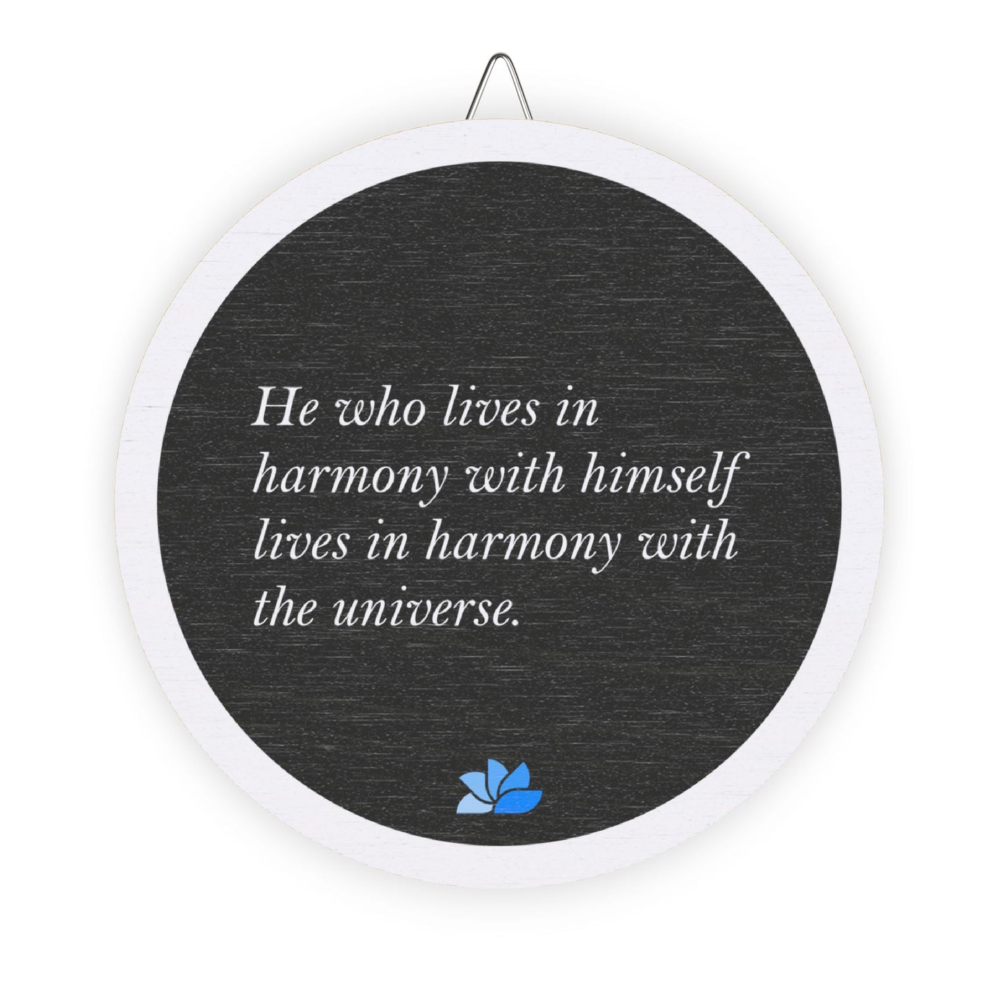 New Harmony™ Tre Hengende Skilt (Svart): Marcus Aurelius Quotes