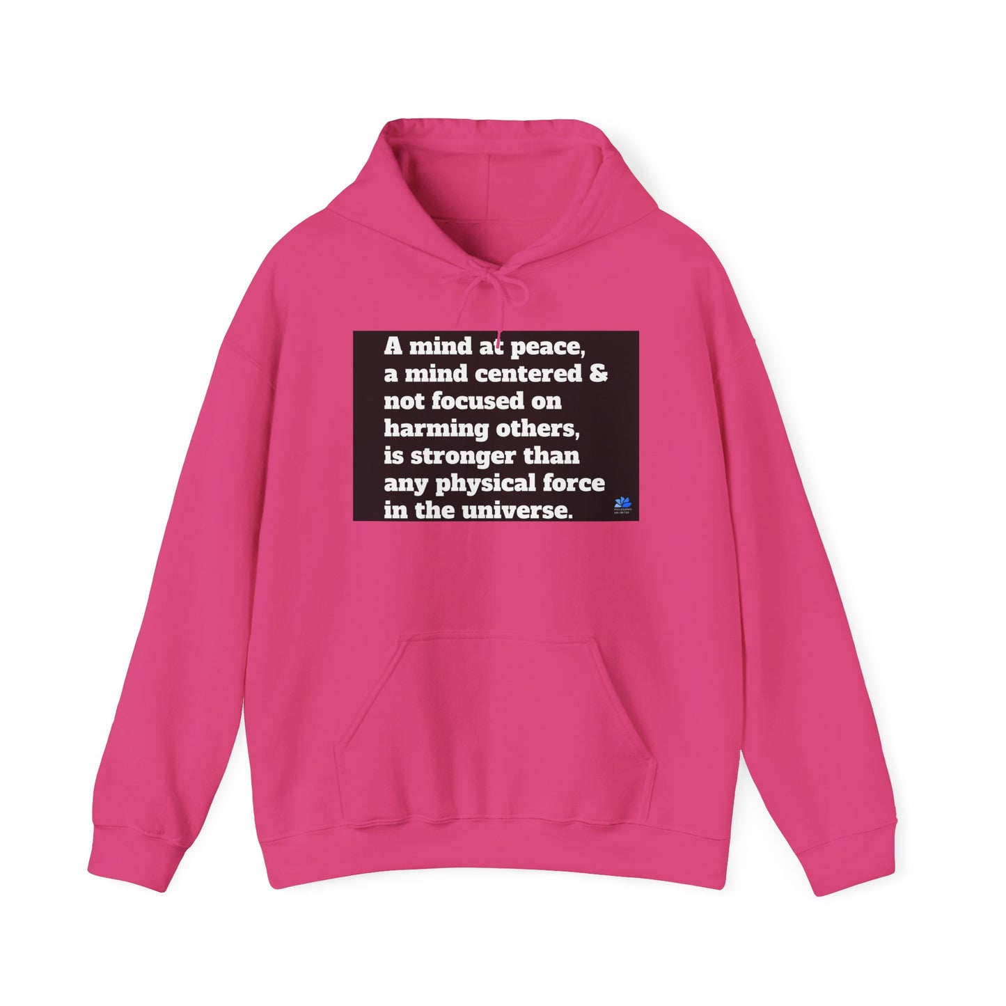 Back In Peace Sweat à capuche unisexe Heavy Blend™: Citations de Wayne Dyer
