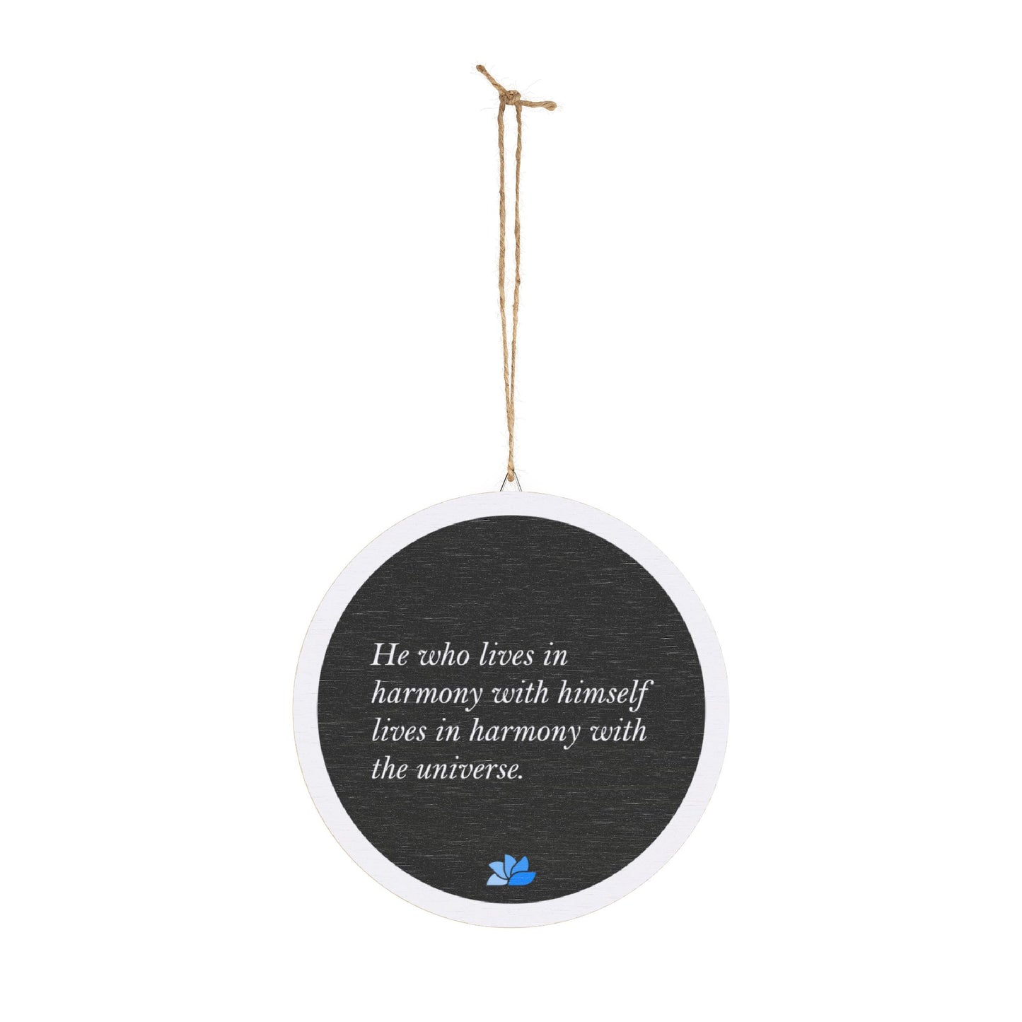 New Harmony™ Tre Hengende Skilt (Svart): Marcus Aurelius Quotes