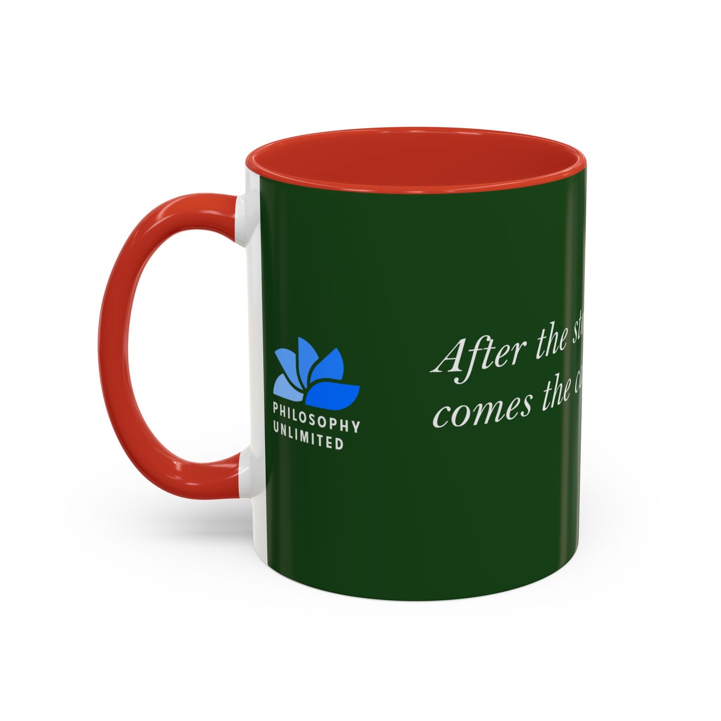 The Storm Is Over Accent™ Kaffekrus 11 oz (0,33 l) / 15 oz (0,44 l) (Grønn Tema): Matthew Henry Quotes