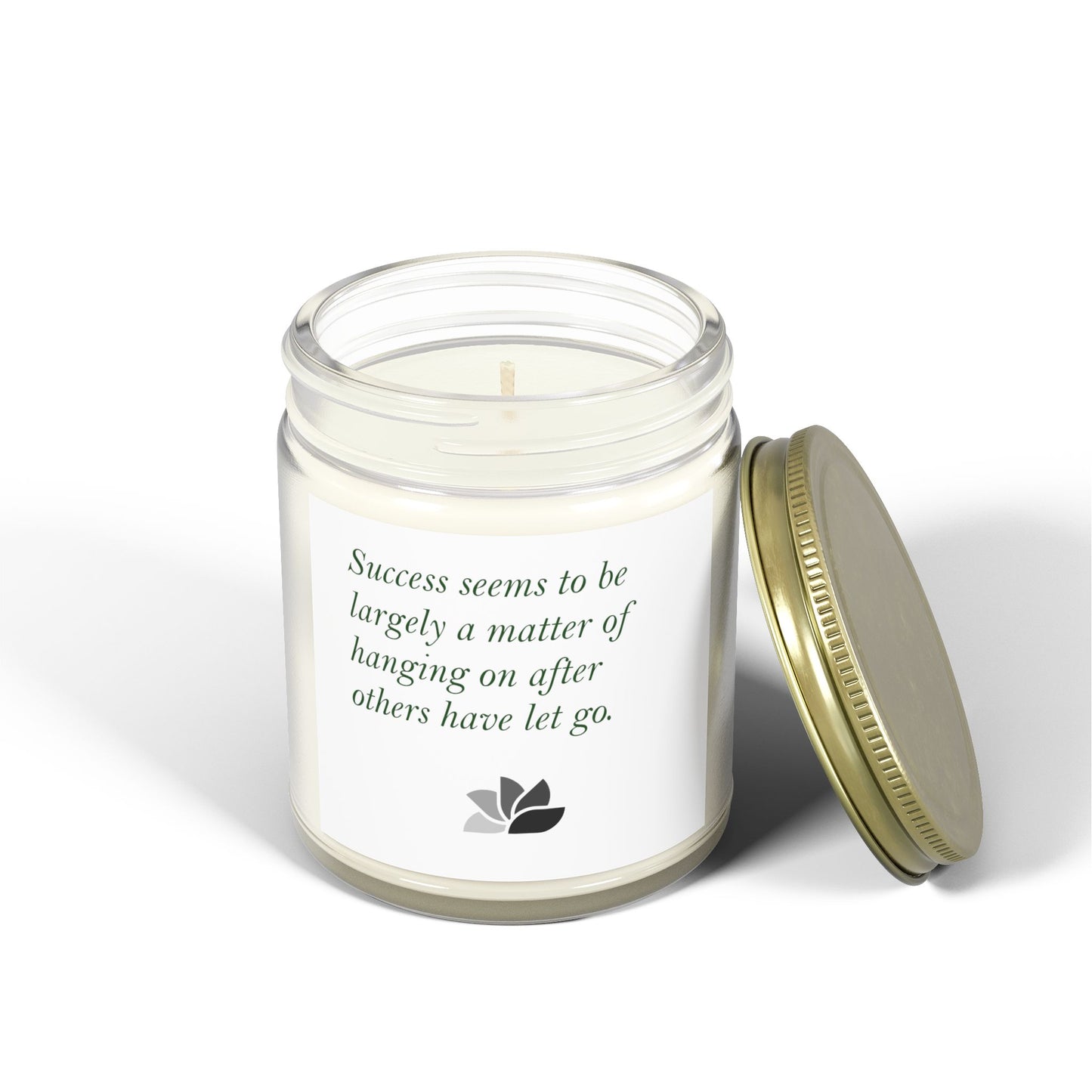 Possible Still™ Duftende Lys (4oz, 9oz) (Hvit Tema): William Feather Quotes