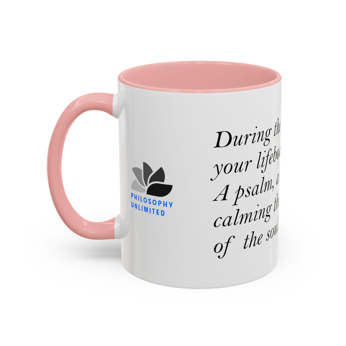 The Storm Is Over Accent™ Kaffekrus 11 oz (0,33 l) / 15 oz (0,44 l) (Hvit Tema): Roderick Evans Quotes