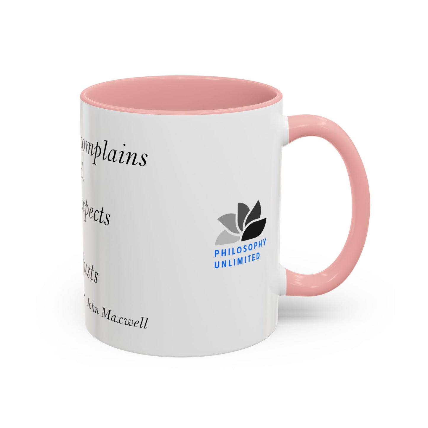 The Storm Is Over Accent™ Kaffekrus 11 oz (0,33 l) / 15 oz (0,44 l) (Hvit Tema): John Maxwell Quotes