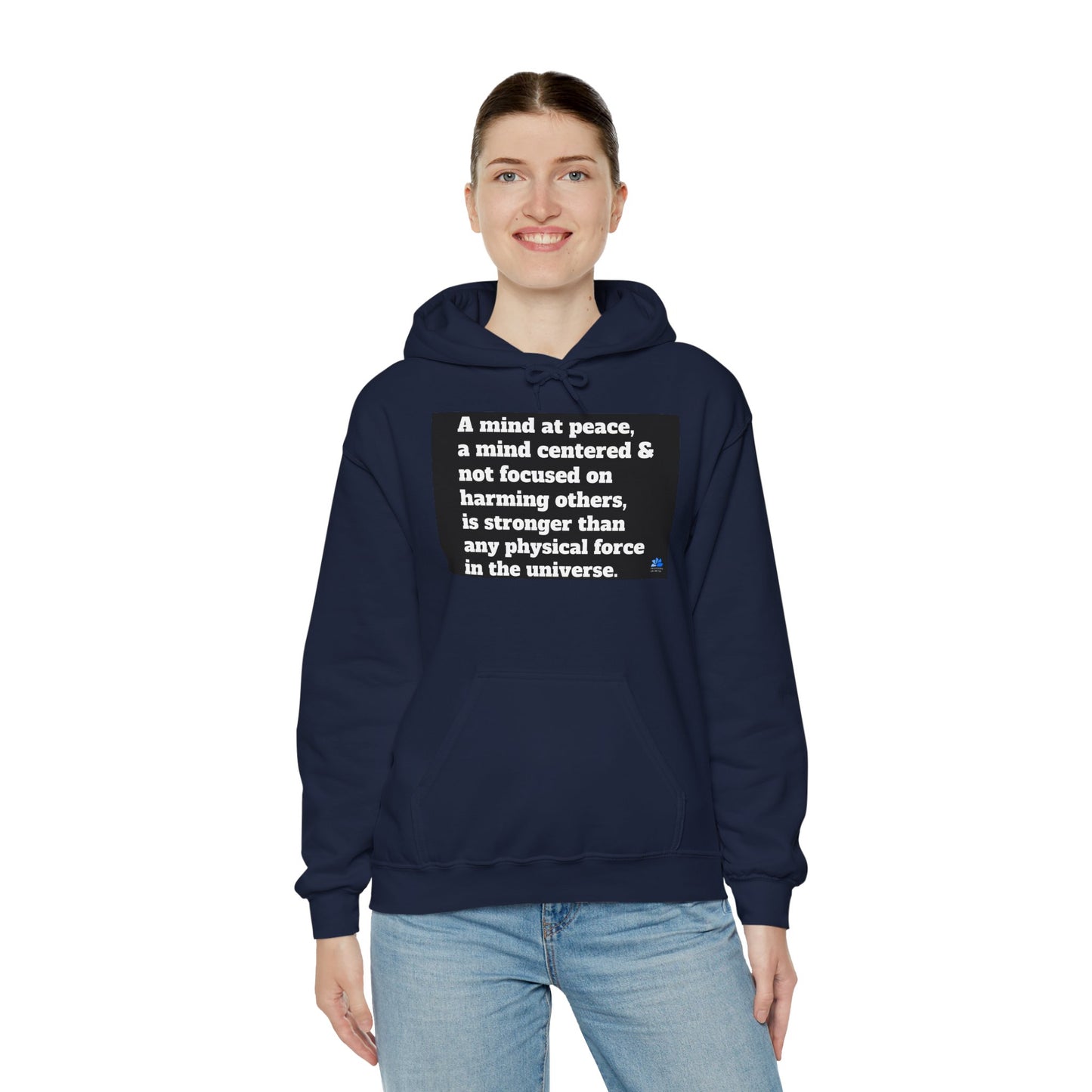 Back In Peace Sweat à capuche unisexe Heavy Blend™: Citations de Wayne Dyer