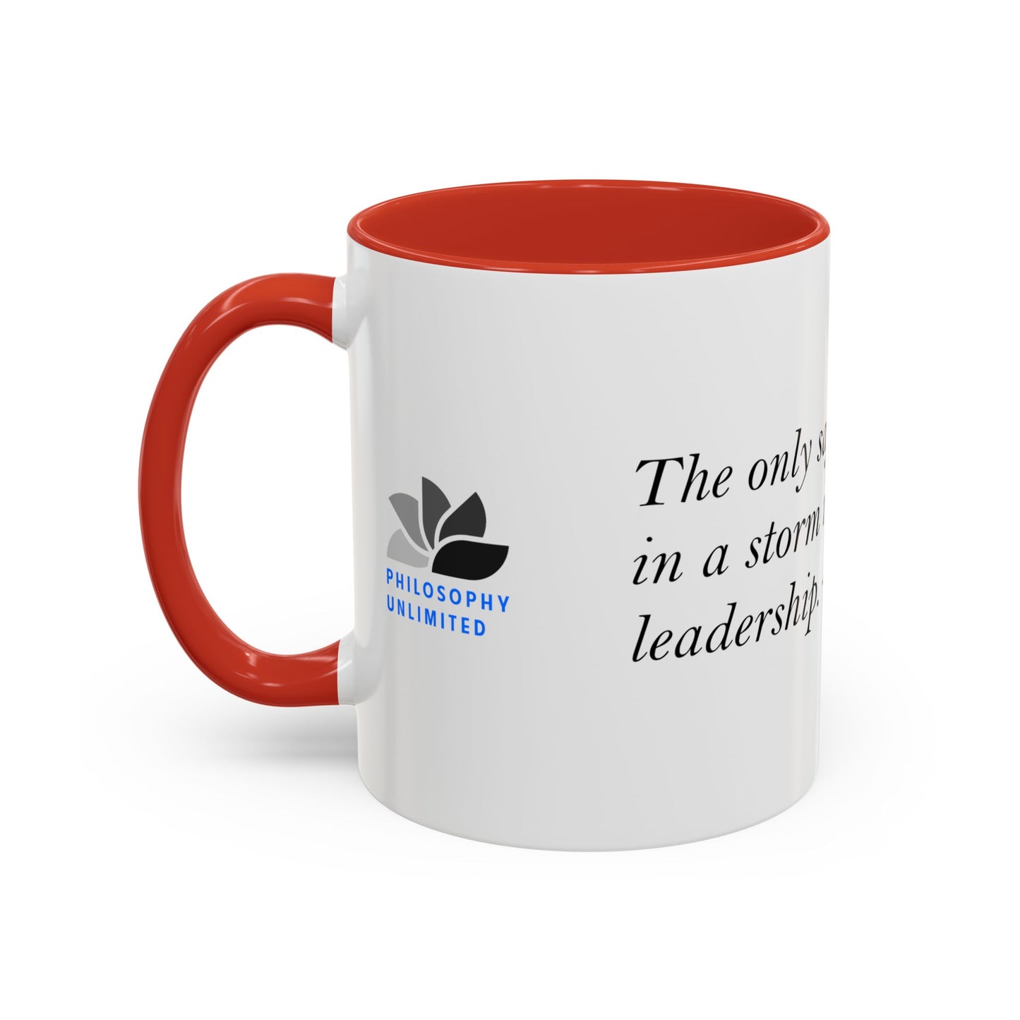 The Storm Is Over Accent™ Kaffekrus 11 oz (0,33 l) / 15 oz (0,44 l) (Hvit Tema): Faye Wattleton Quotes