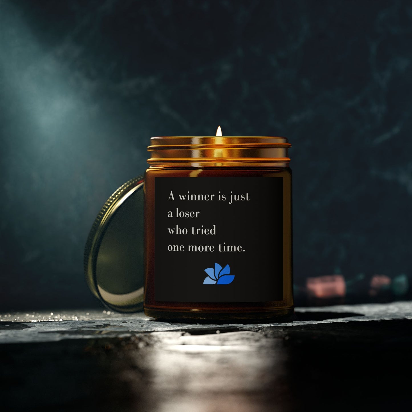 Possible Still™ Scented Candle (4oz, 9oz) (Black Theme): George M. Moore Jr. Quotes