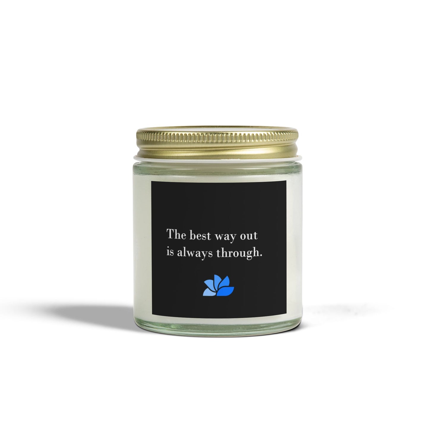 Possible Still™ doftljus (4 oz, 9 oz) (svart tema): Robert Frost-citat