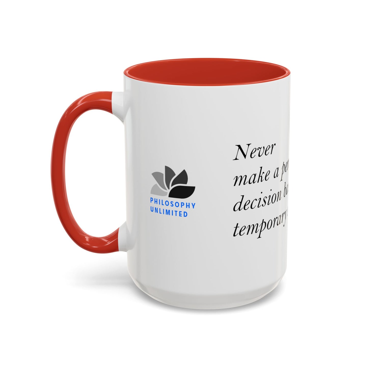 The Storm Is Over Accent™ Kaffekrus 11 oz (0,33 l) / 15 oz (0,44 l) (Hvit Tema): T. D. Jakes Quotes