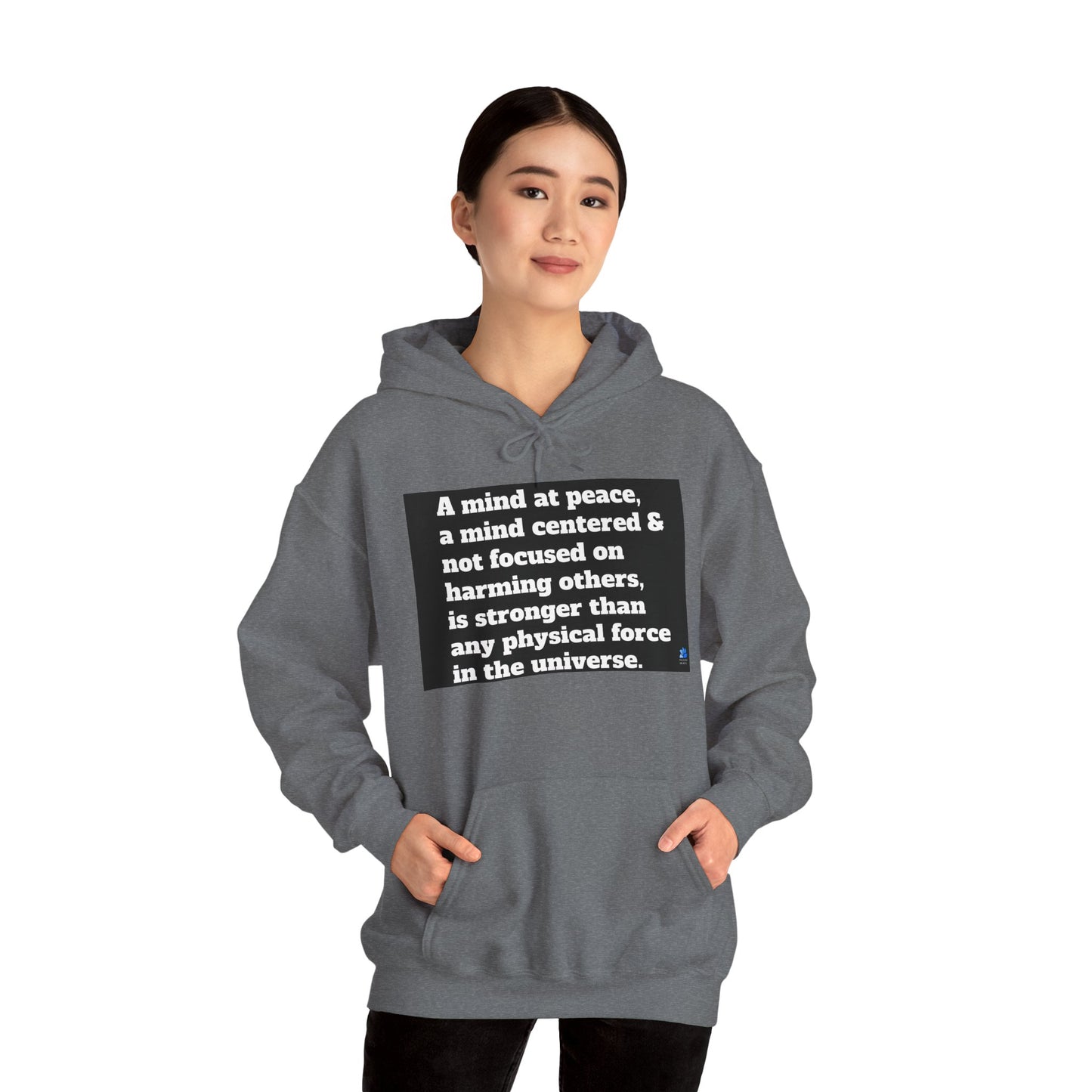 Back In Peace Sweat à capuche unisexe Heavy Blend™: Citations de Wayne Dyer
