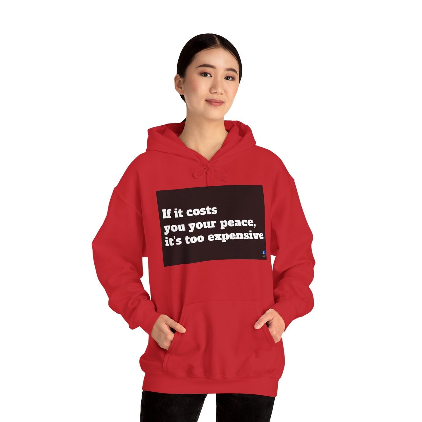 Back In Peace Unisex Heavy Blend ™ Hoodie: Paulo Coelho Quotes