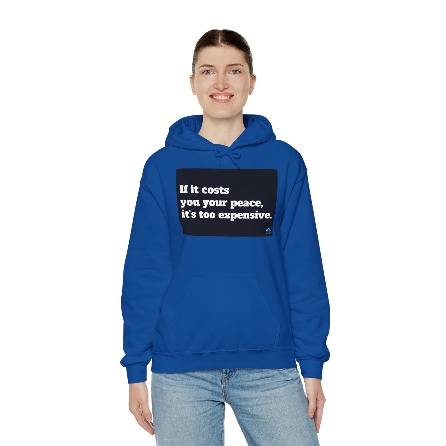 Back In Peace Unisex Heavy Blend ™ Hoodie: Paulo Coelho Quotes