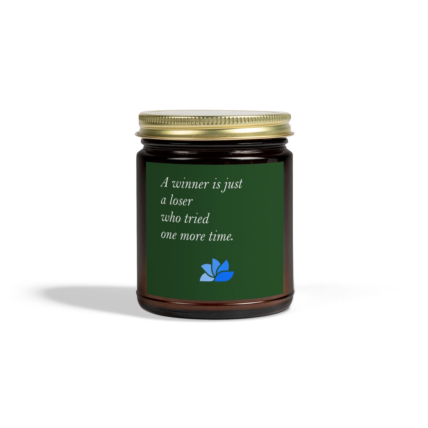 Possible Still™ duftlys (4 oz, 9 oz) (grønt tema): George M. Moore Jr. Citater