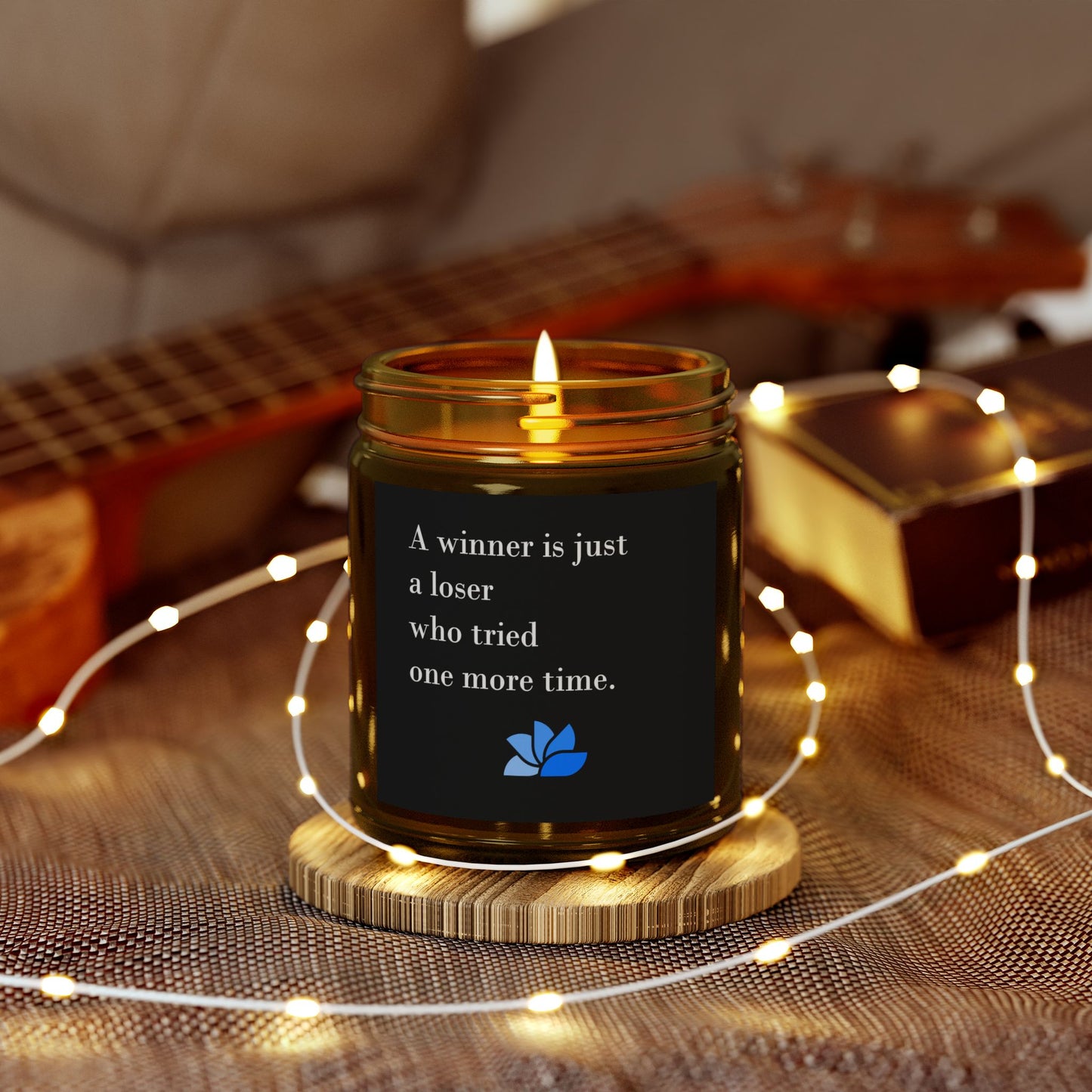 Possible Still™ Scented Candle (4oz, 9oz) (Black Theme): George M. Moore Jr. Quotes